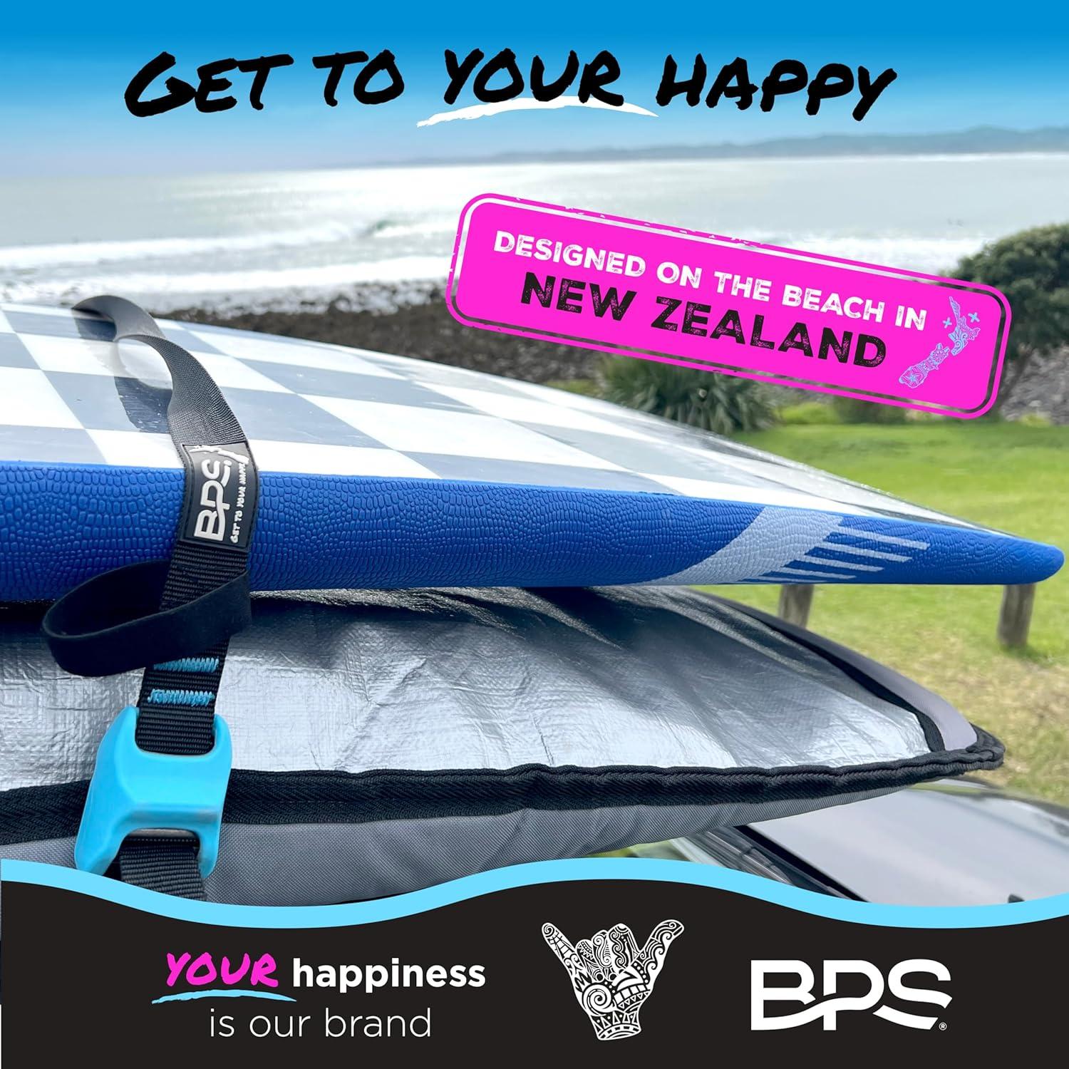 Correas de Amarre BPS 15 pies Mágicas 2-Pack Azul