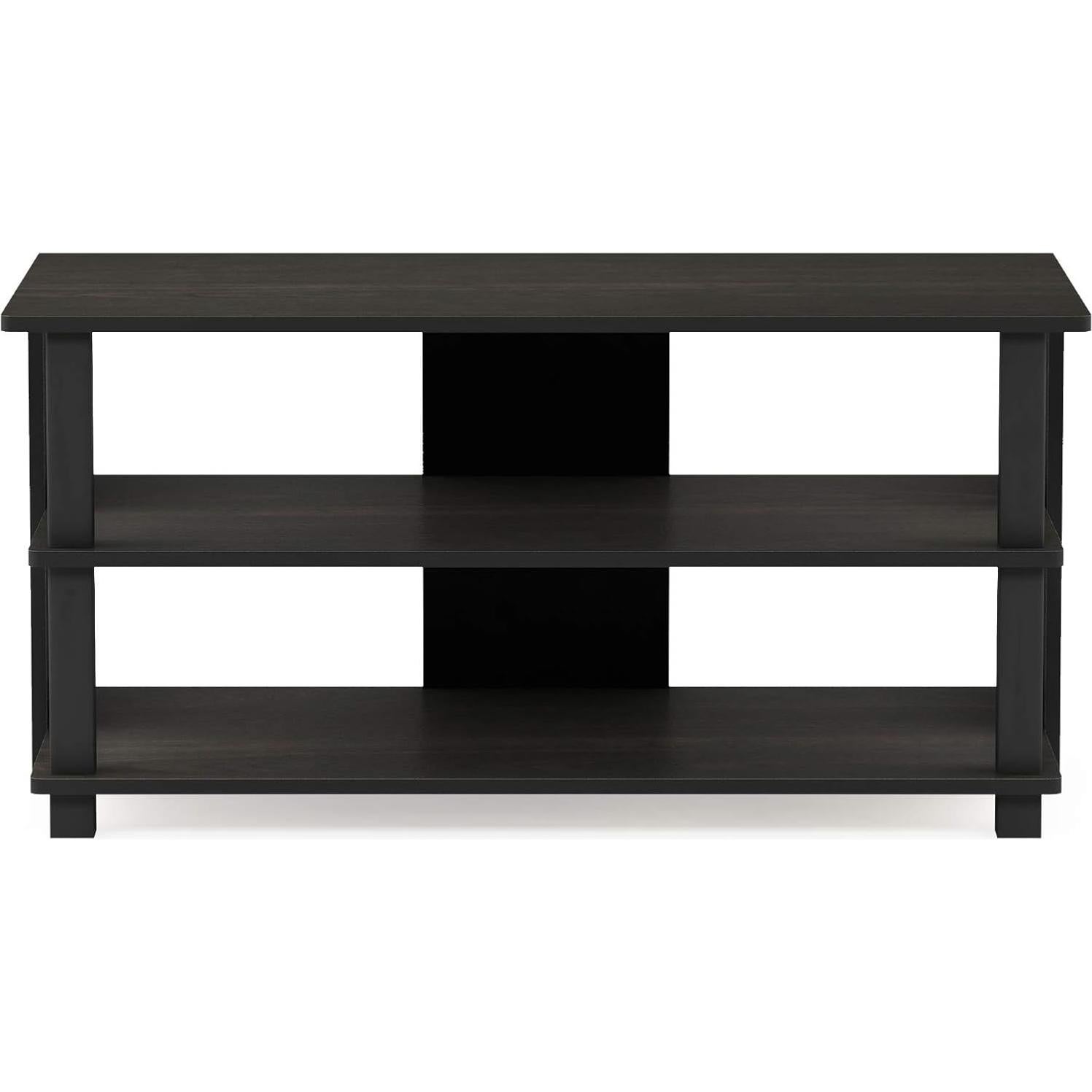 Estante para zapatos Furinno Turn-N-Tube 3 niveles 80 cm Espresso/Negro