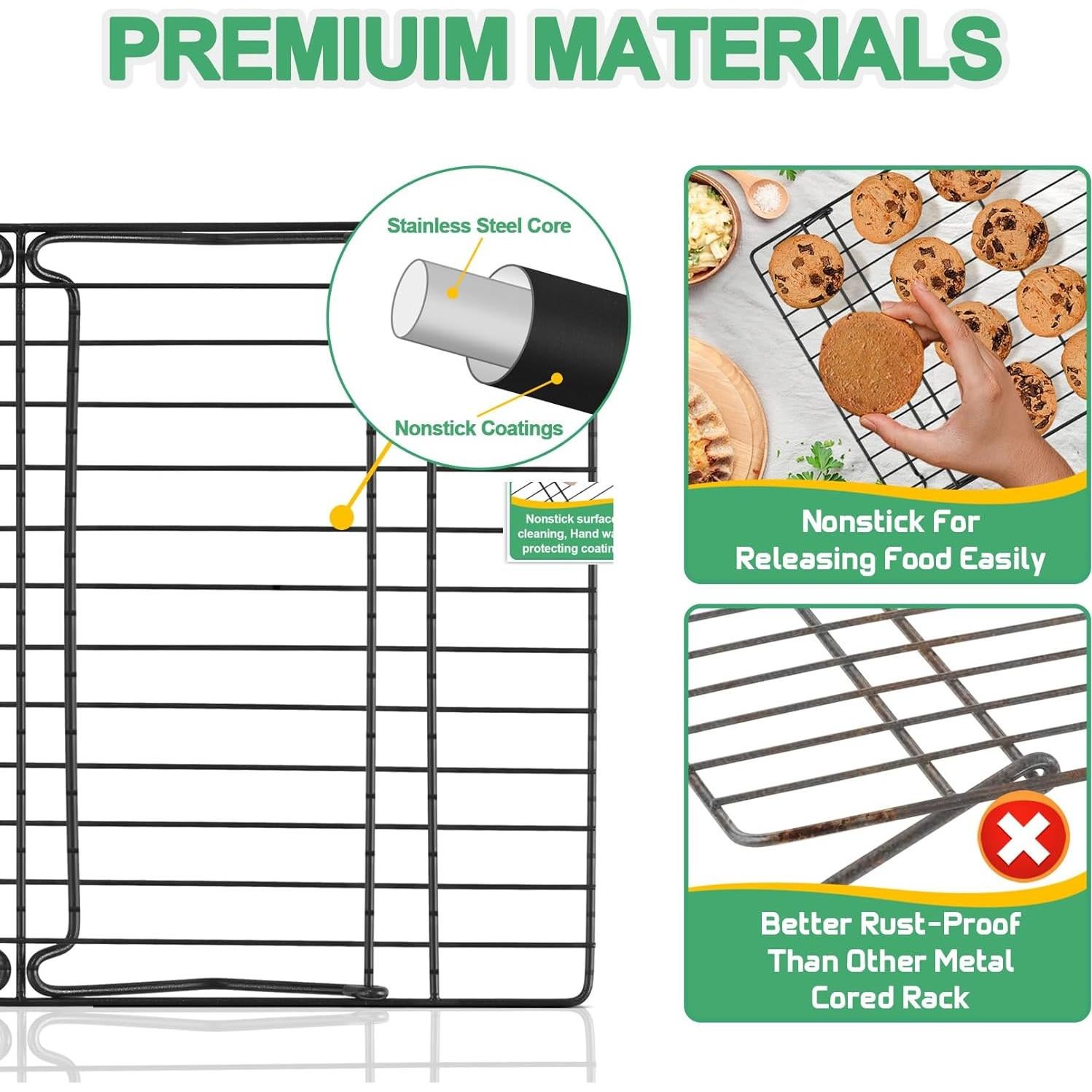 Rejillas de Enfriamiento P&P CHEF 2 Niveles Acero Inoxidable 38.1x25.9cm