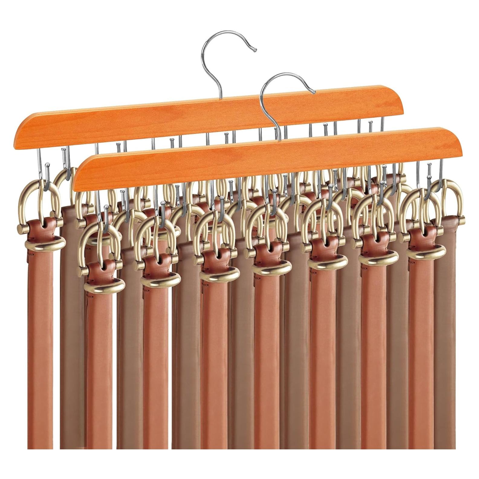 Soporte giratorio para cinturones y corbatas Taefuwr 2 piezas