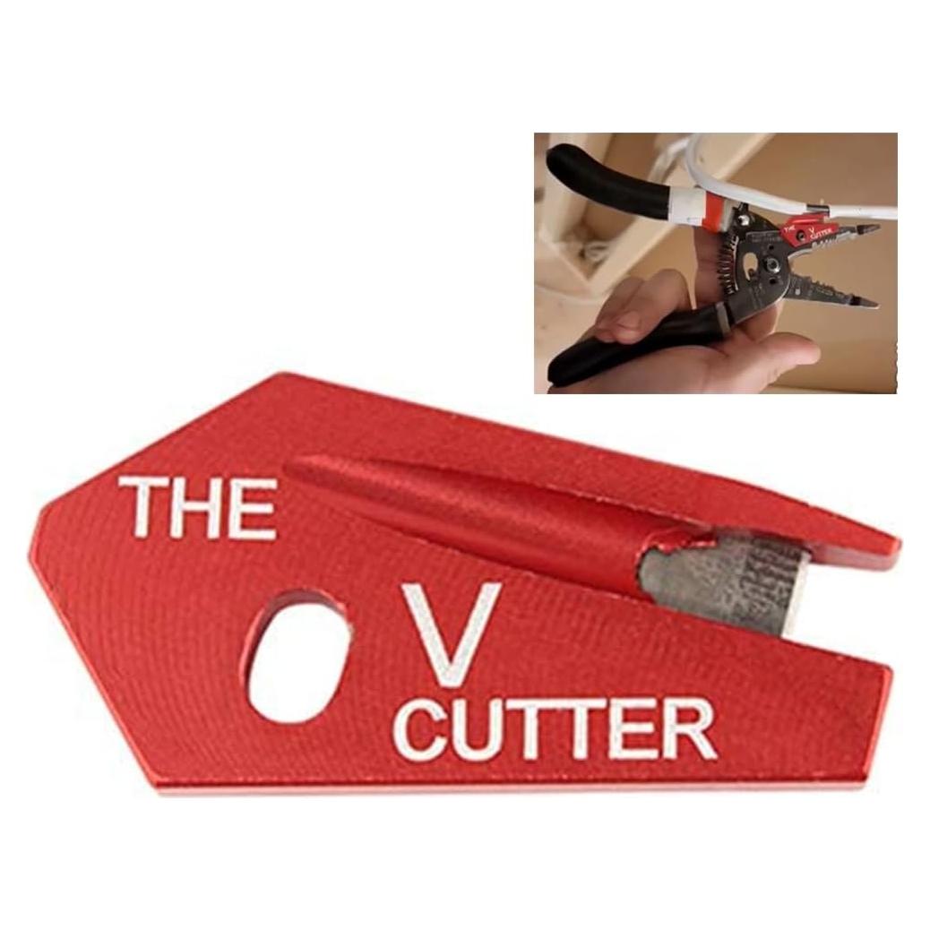 Desforrador de Cable NM Rack-A-Tiers 47010 V-Cutter Rojo