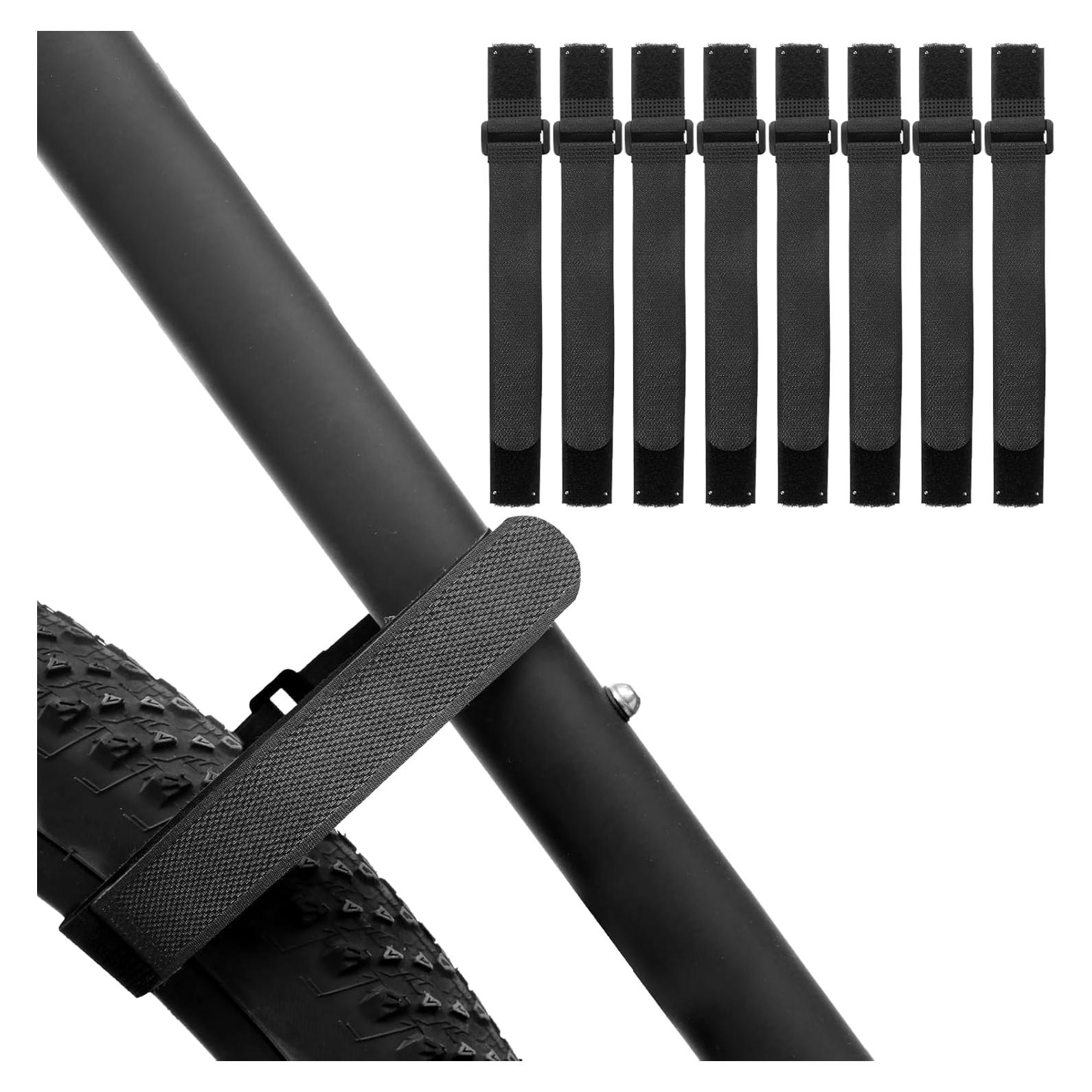 Correas para Bicicleta Tucnoeu 8 Pcs Ajustables 61cm Negro