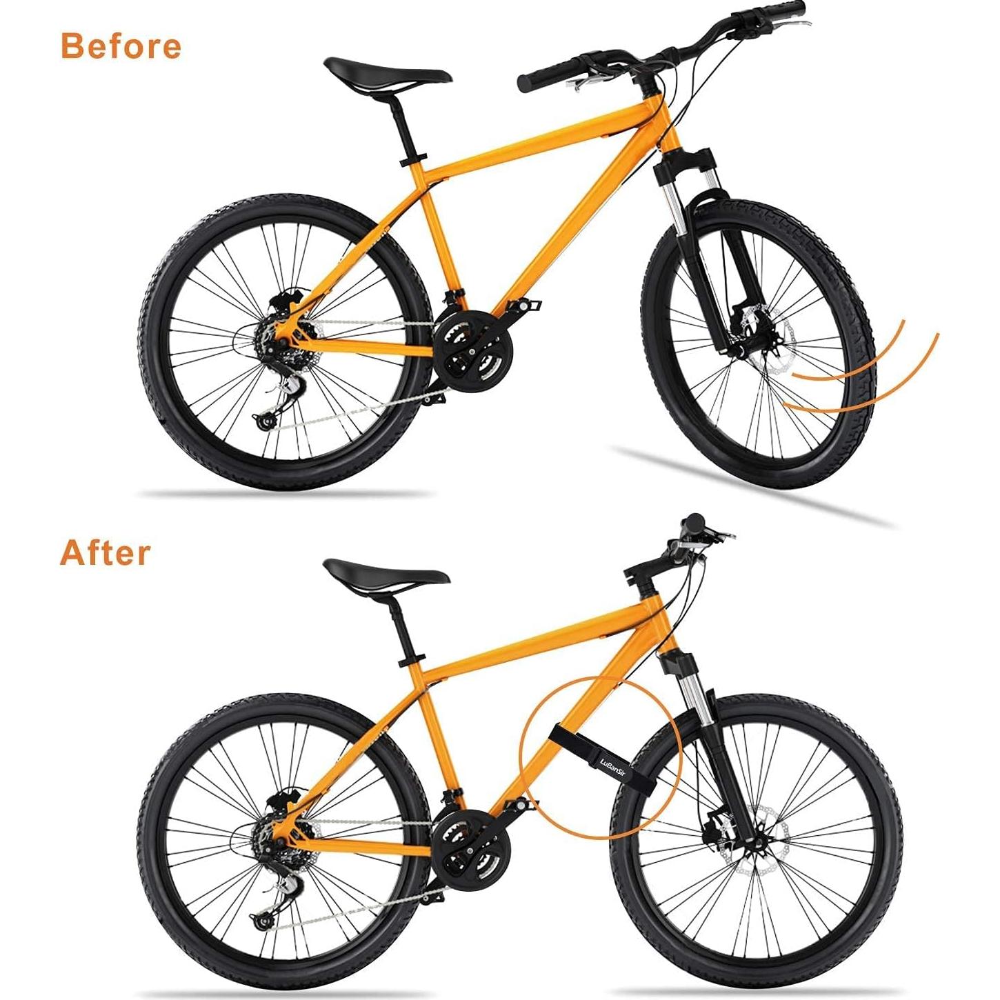 Correas para Portabicicletas LuBanSir 8 Piezas Ajustables 20-66 cm