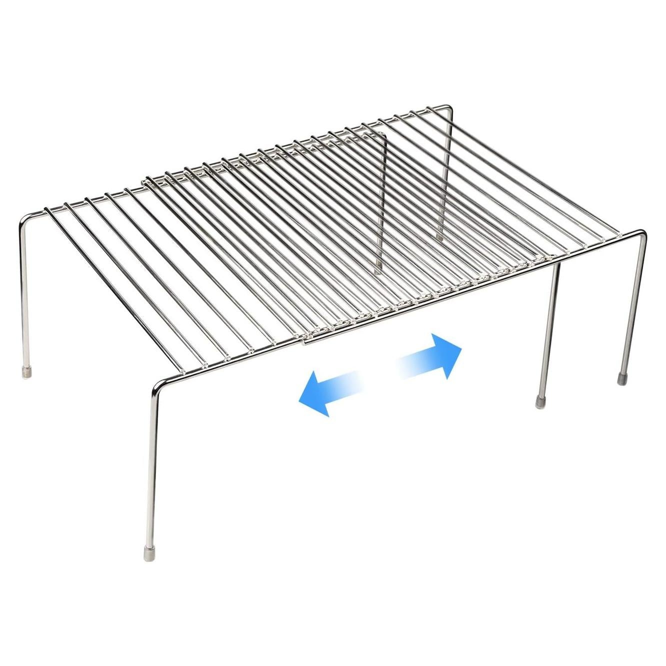 Estante de Almacenamiento Expandible Tomorotec, Acero Inoxidable, 32.5-57.8 cm