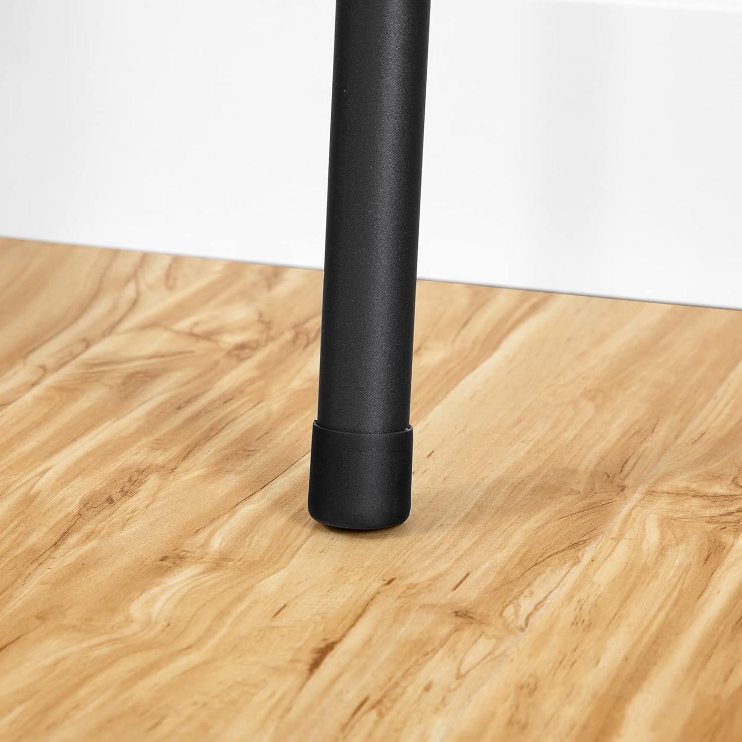 Escalera de Mantas HOOBRO 6 Niveles Marrón Rústico y Negro