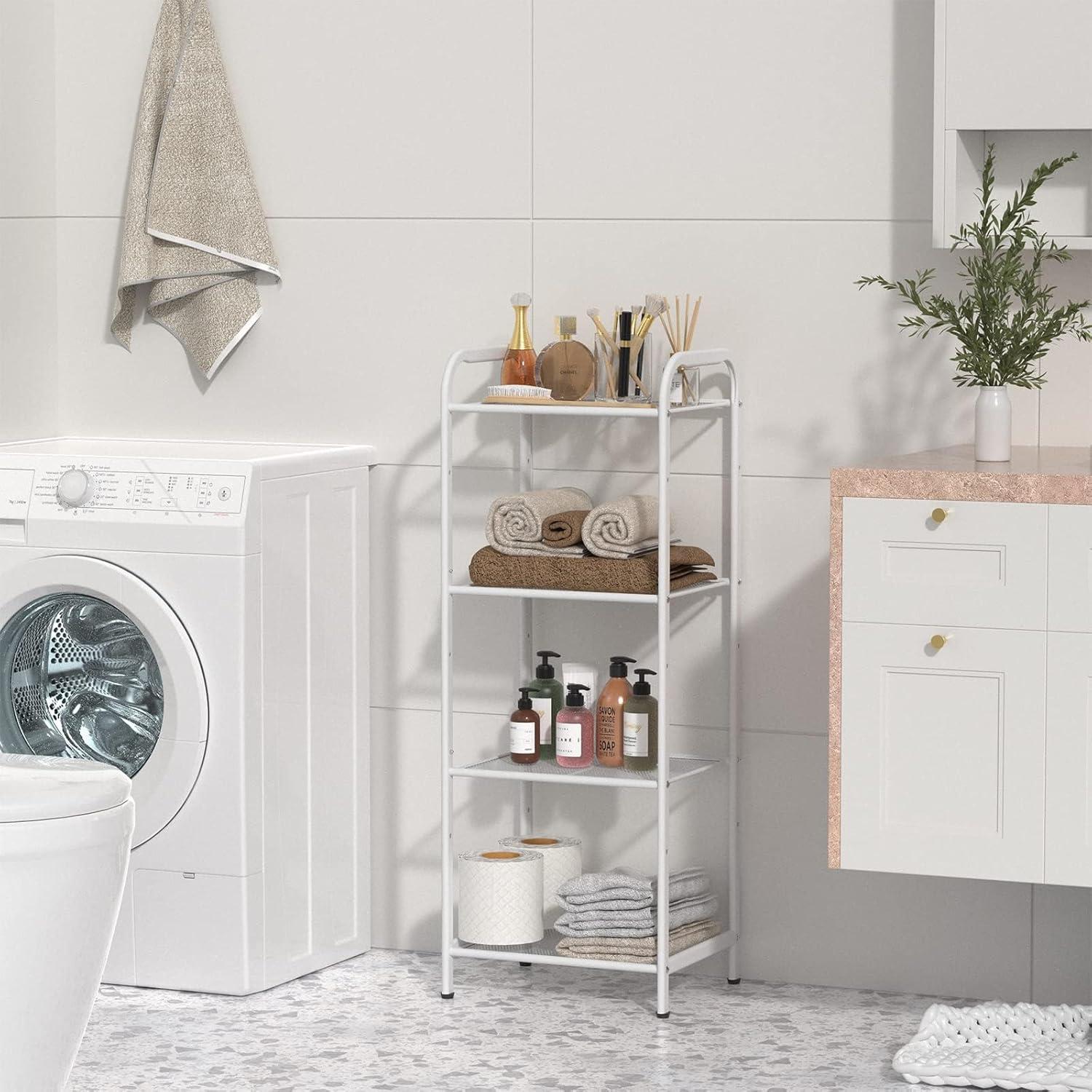 Estante de Almacenamiento MAX Houser Blanco 4 Niveles Industrial