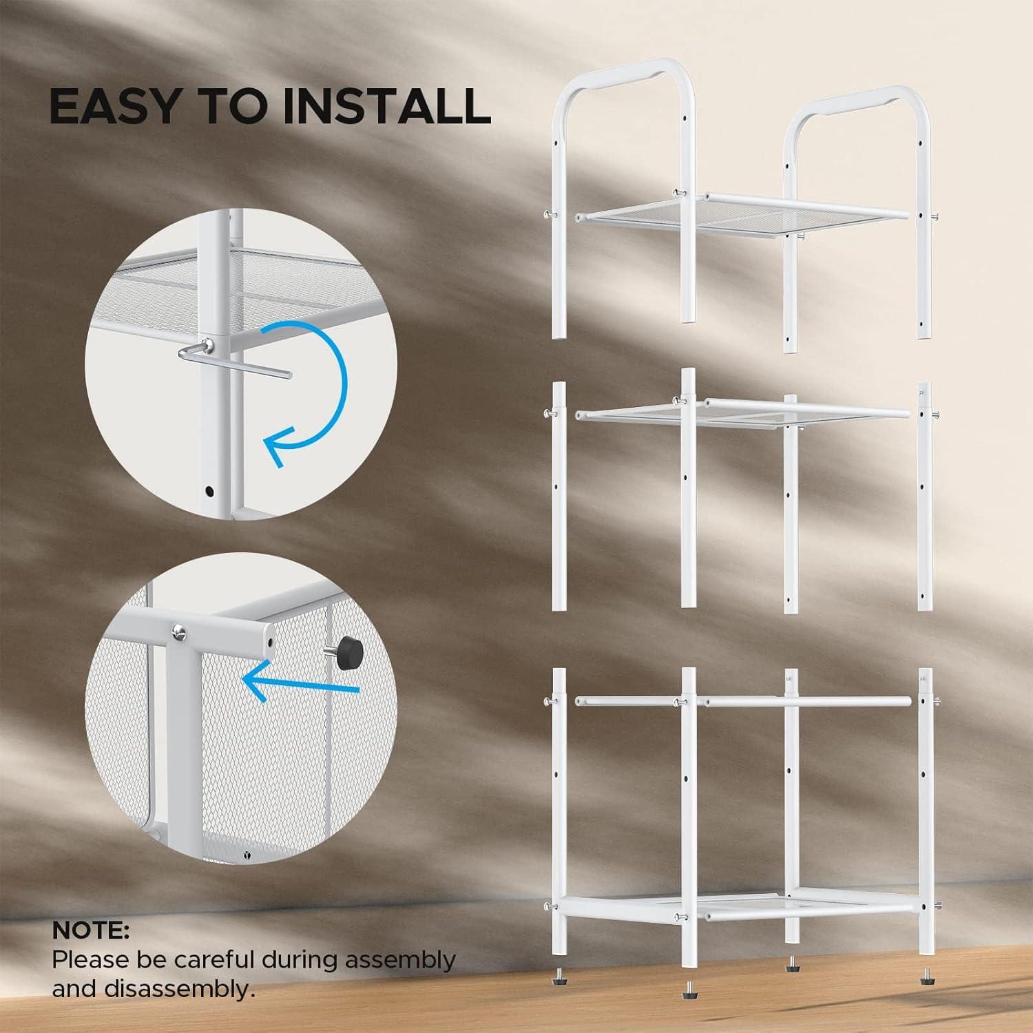 Estante de Almacenamiento MAX Houser Blanco 4 Niveles Industrial