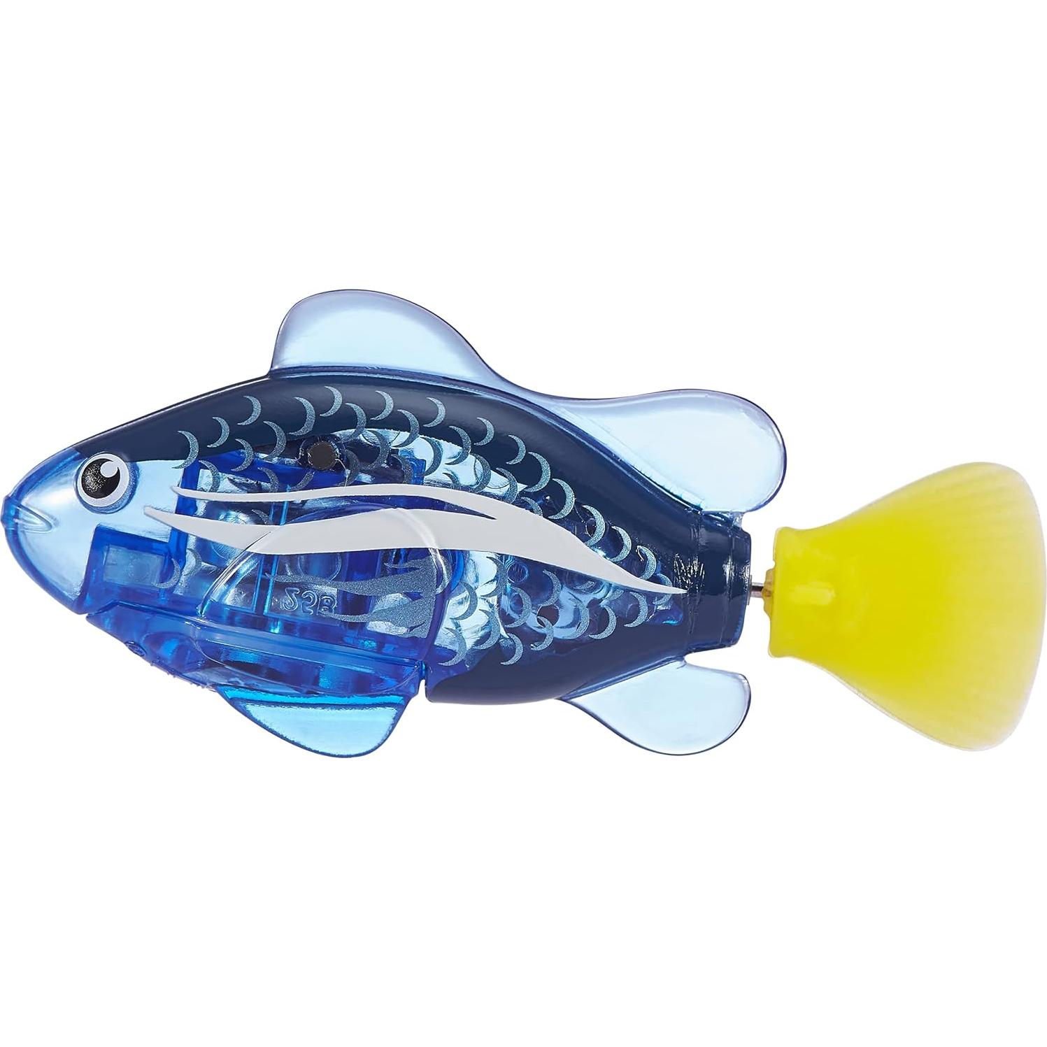 Pez Robótico Nadador ZURU Robo Fish 2 Piezas Azul Rojo