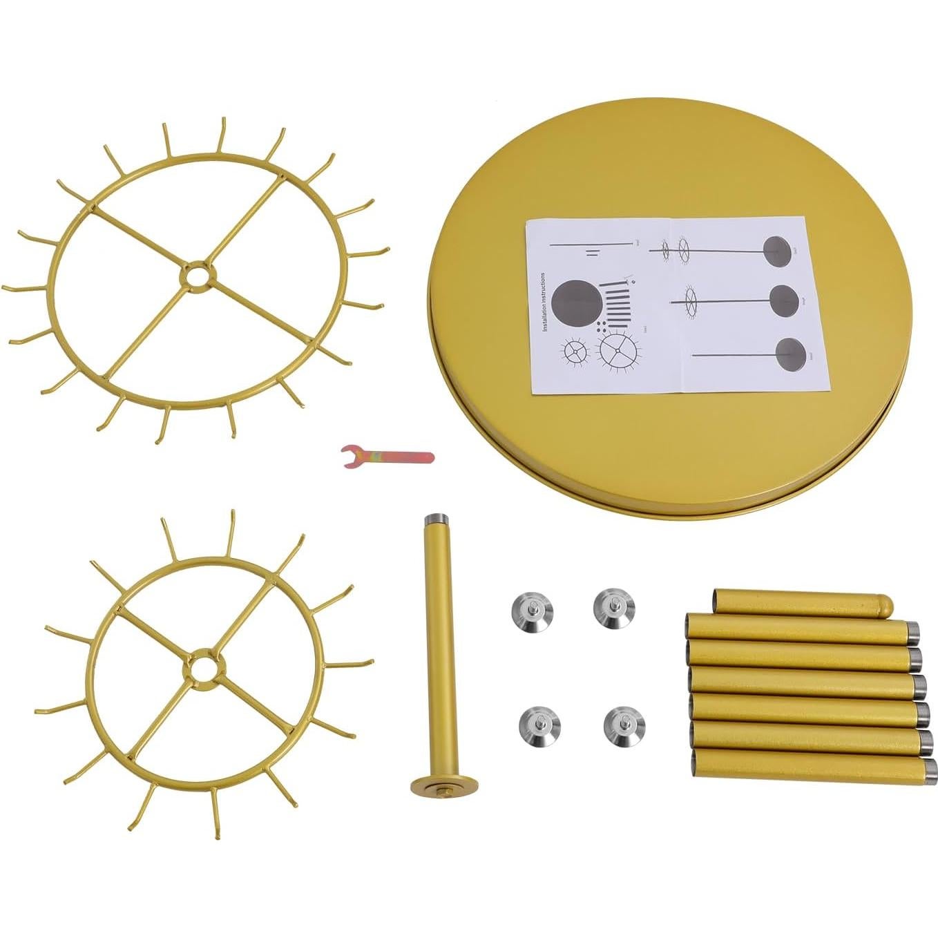 Estante para Corbatas y Cinturones KJNHhugH Dorado 168cm