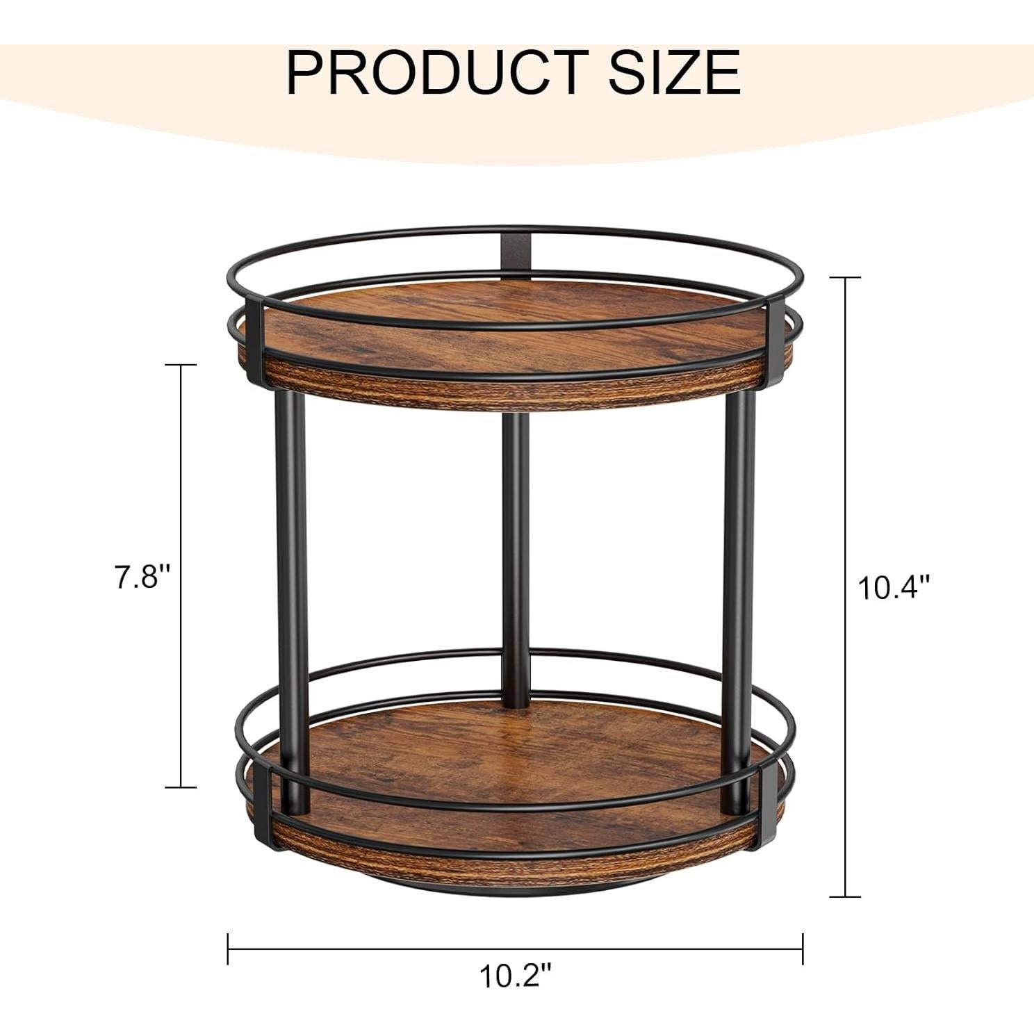 Organizador de Especias Rotativo Snughome 2 Niveles 25.9cm