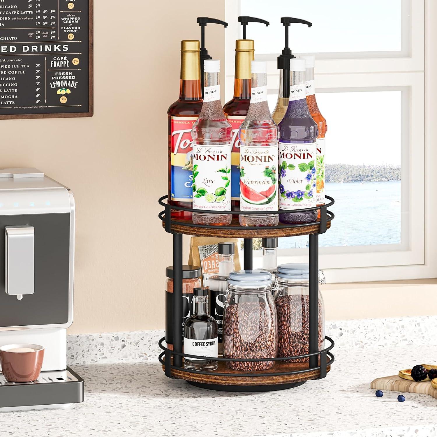 Organizador de Especias Rotativo Snughome 2 Niveles 25.9cm