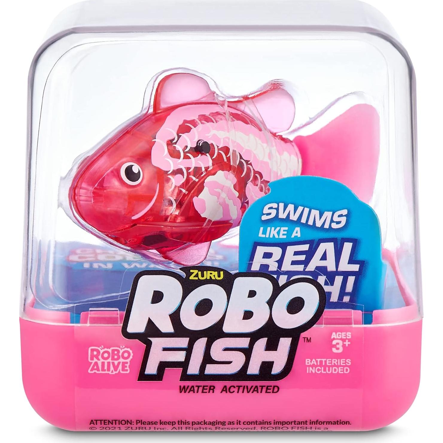 Robo Fish ZURU Serie 2 Paquete de 2 Rosa Fucsia y Rosa