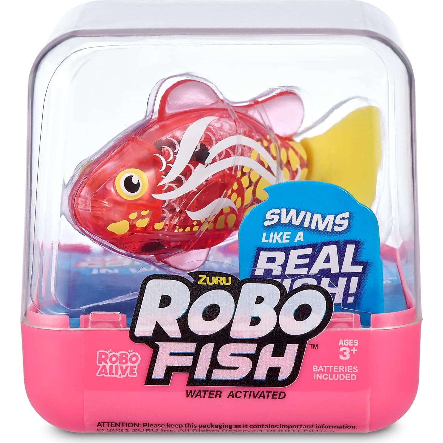 Robo Fish ZURU Serie 2 Paquete de 2 Rosa Fucsia y Rosa