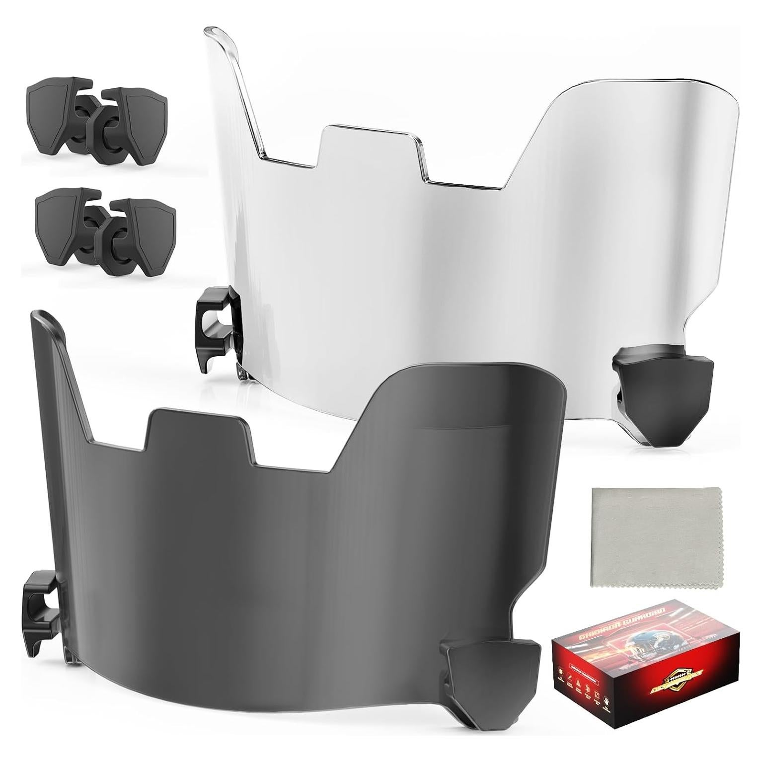 Visera de Fútbol OYMLANX Negra y Clara para Entrenamiento