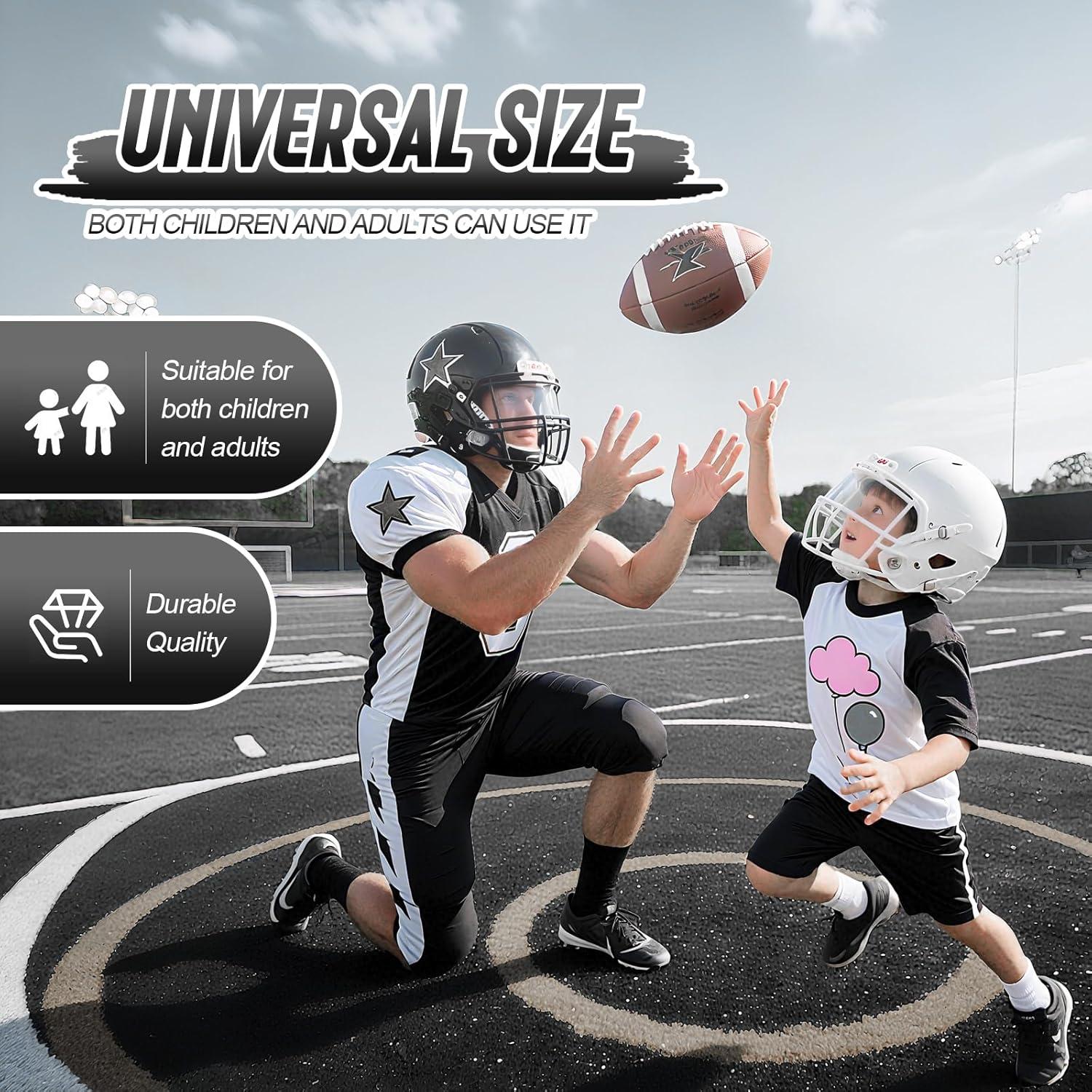 Visera de Fútbol OYMLANX Negra y Clara para Entrenamiento