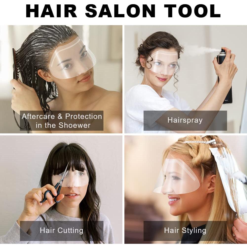 30 Protectores Faciales Desechables Hovin para Ducha