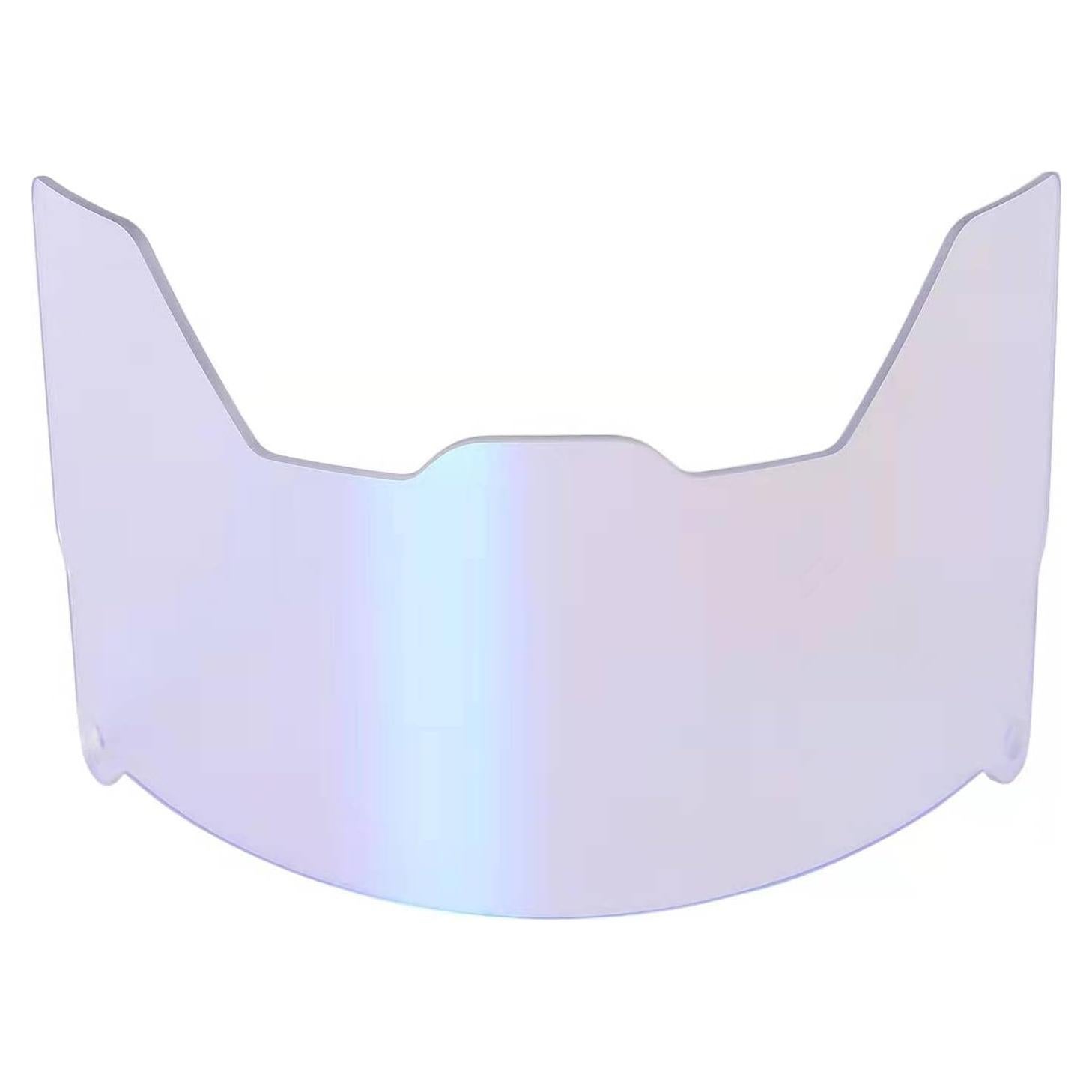 Visera de Fútbol GY FV020 Transparente Azul Hielo Universal