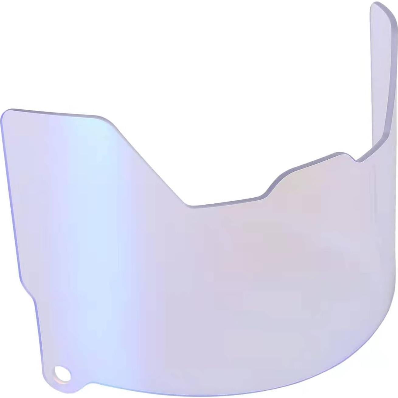 Visera de Fútbol GY FV020 Transparente Azul Hielo Universal