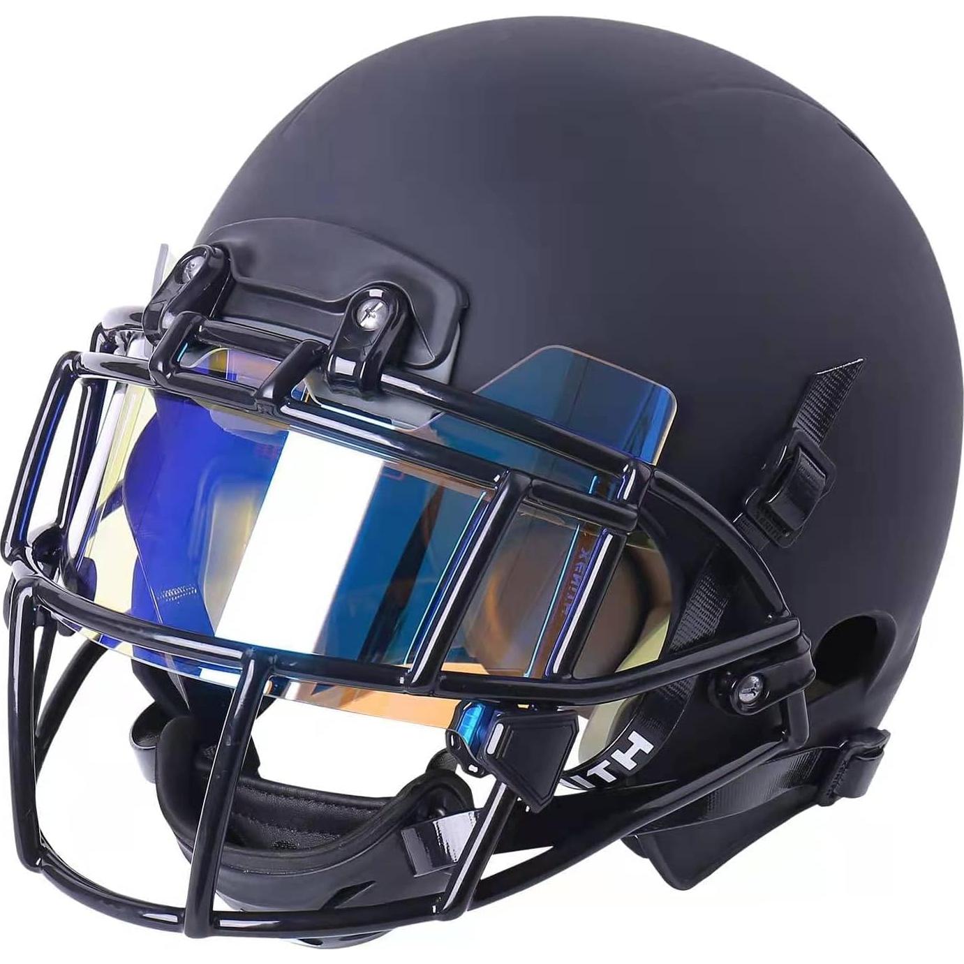 Visera de Fútbol GY FV020 Transparente Azul Hielo Universal