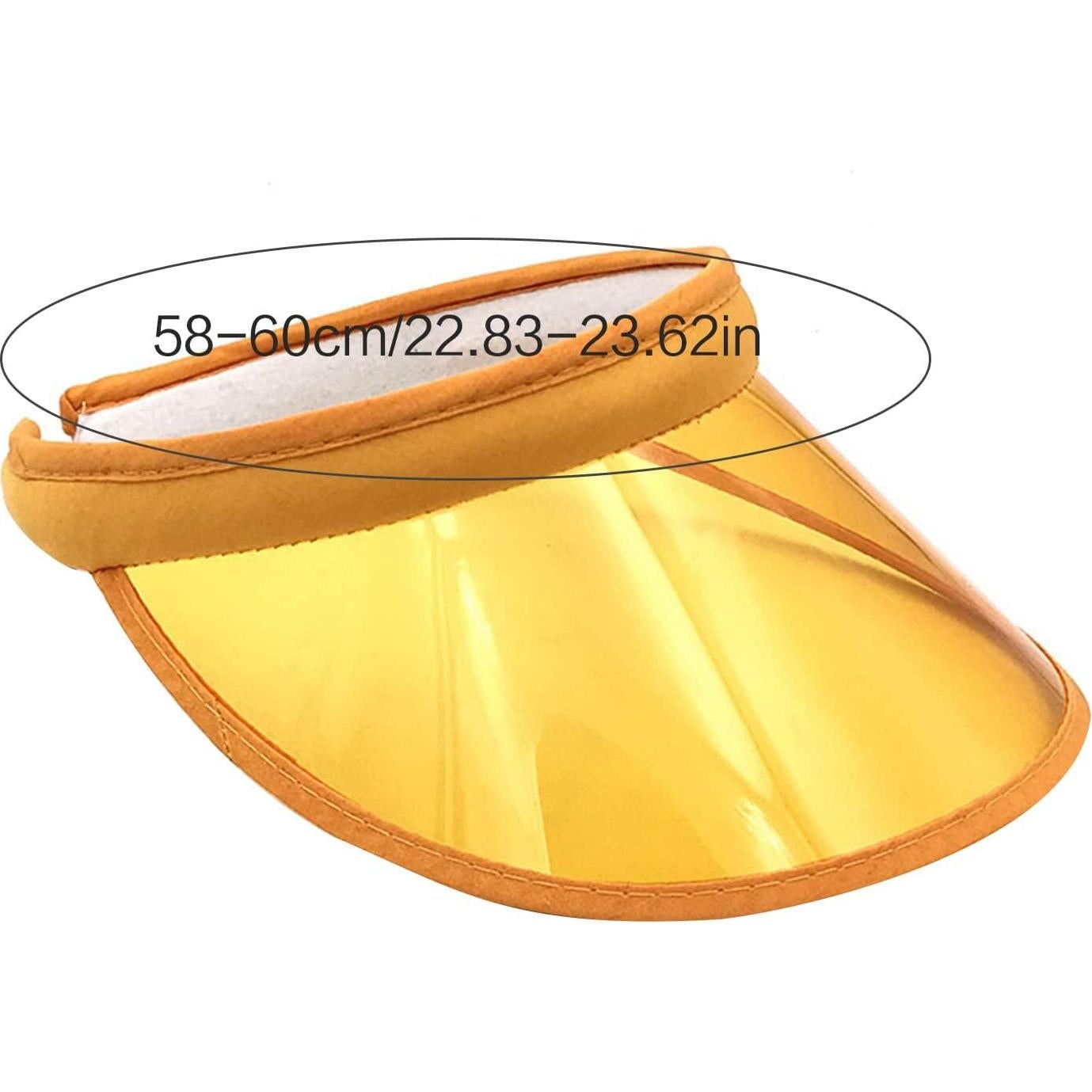 Sombrero de Visera Clara para Mujeres DIIOOMIEEU Amarillo