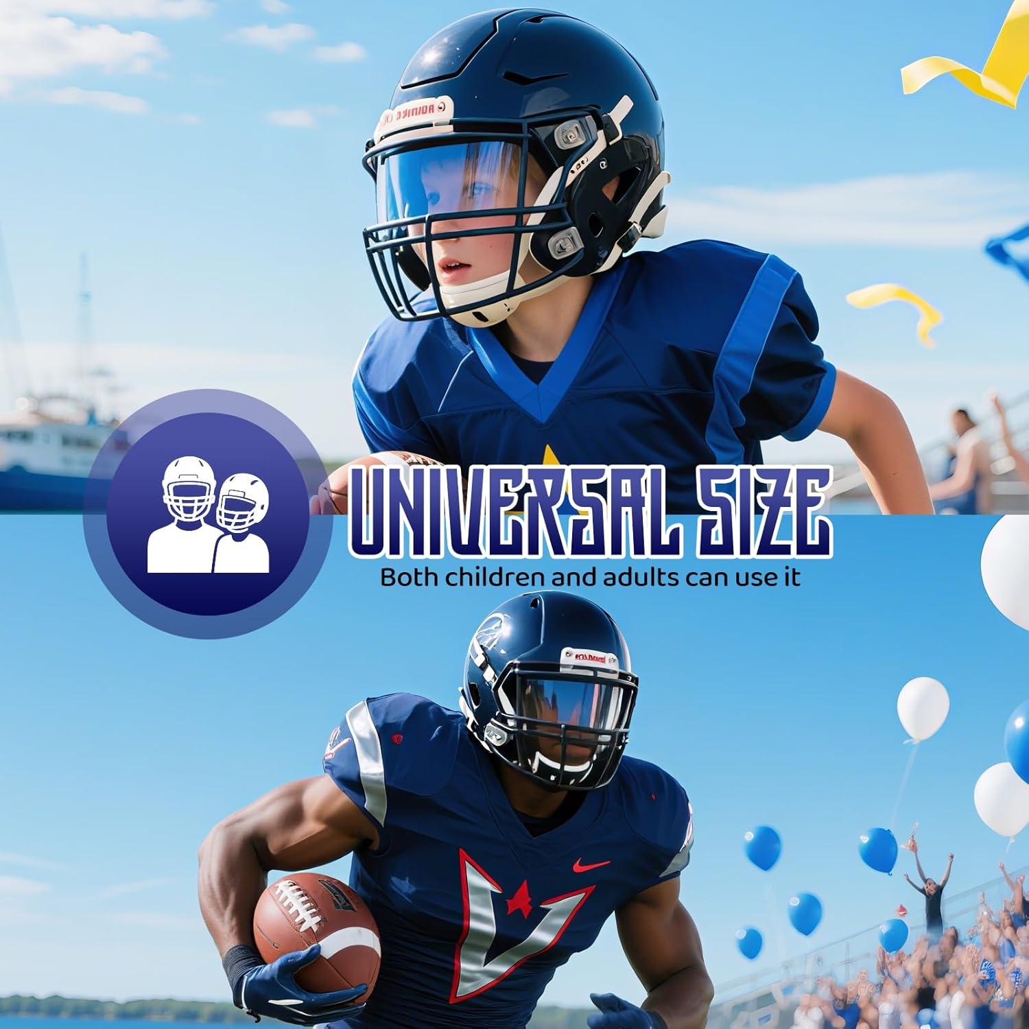 Visera de Fútbol ROMRLD 2-Pack Policarbonato A Prueba de Rotura