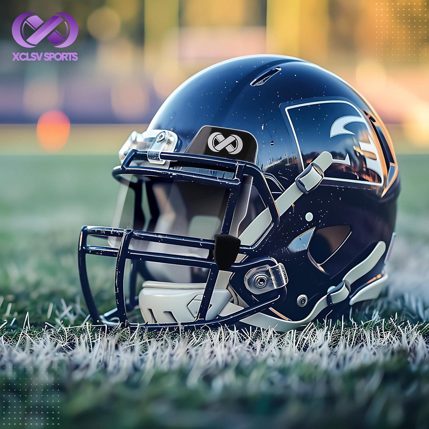 Visera de Casco de Fútbol XCLSV SPORTS - Lente Claro Anti-Niebla UV