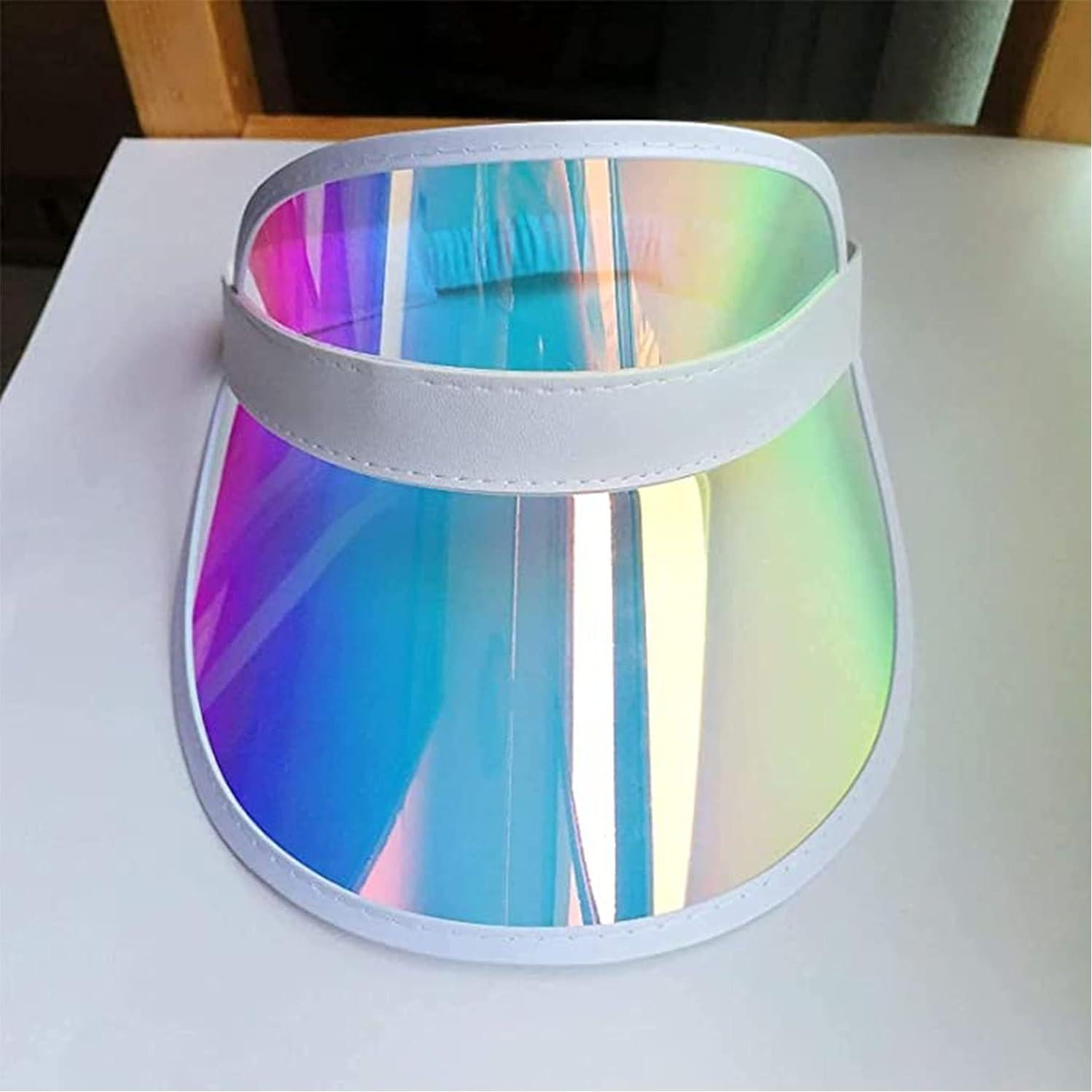 Paquete de 3 Gorras Visera de Sol Iridiscente Unisex