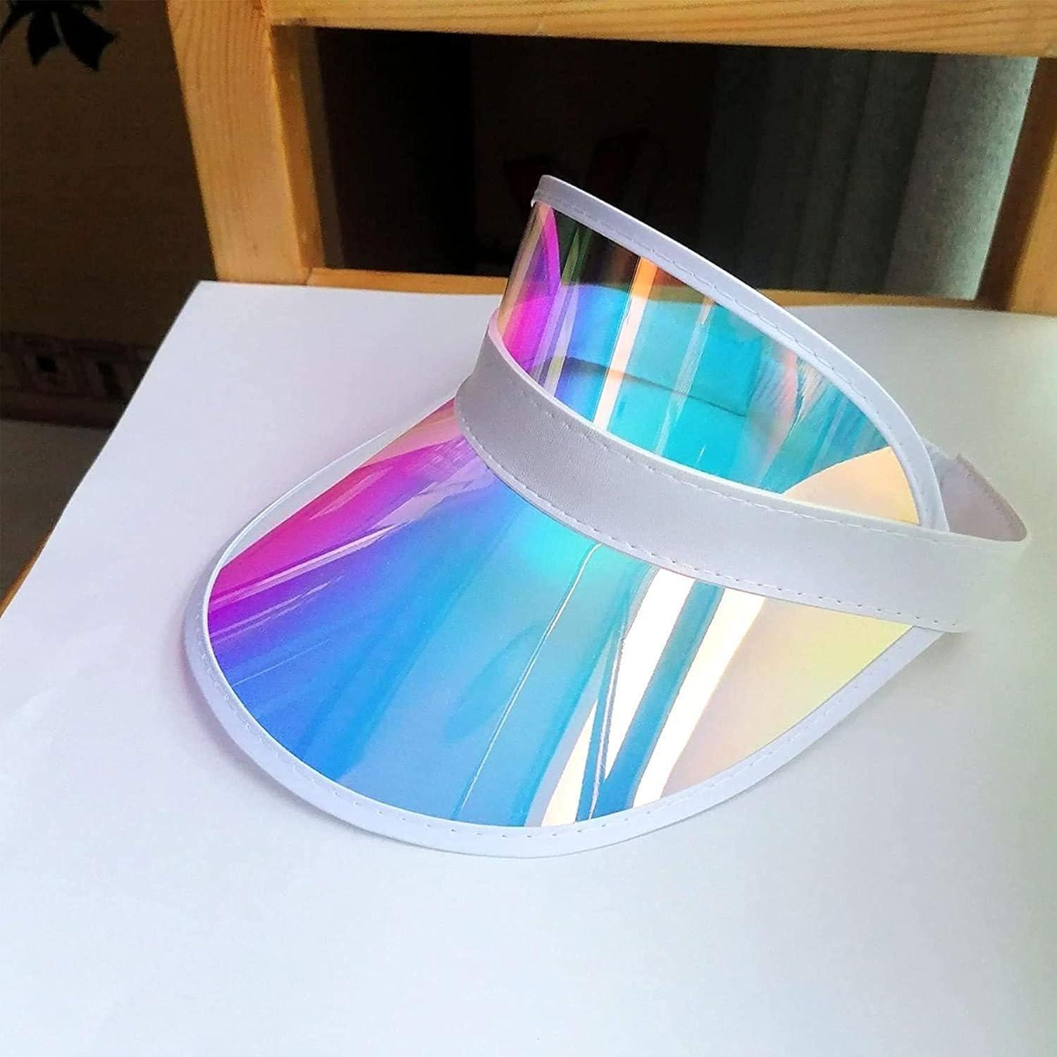 Paquete de 3 Gorras Visera de Sol Iridiscente Unisex