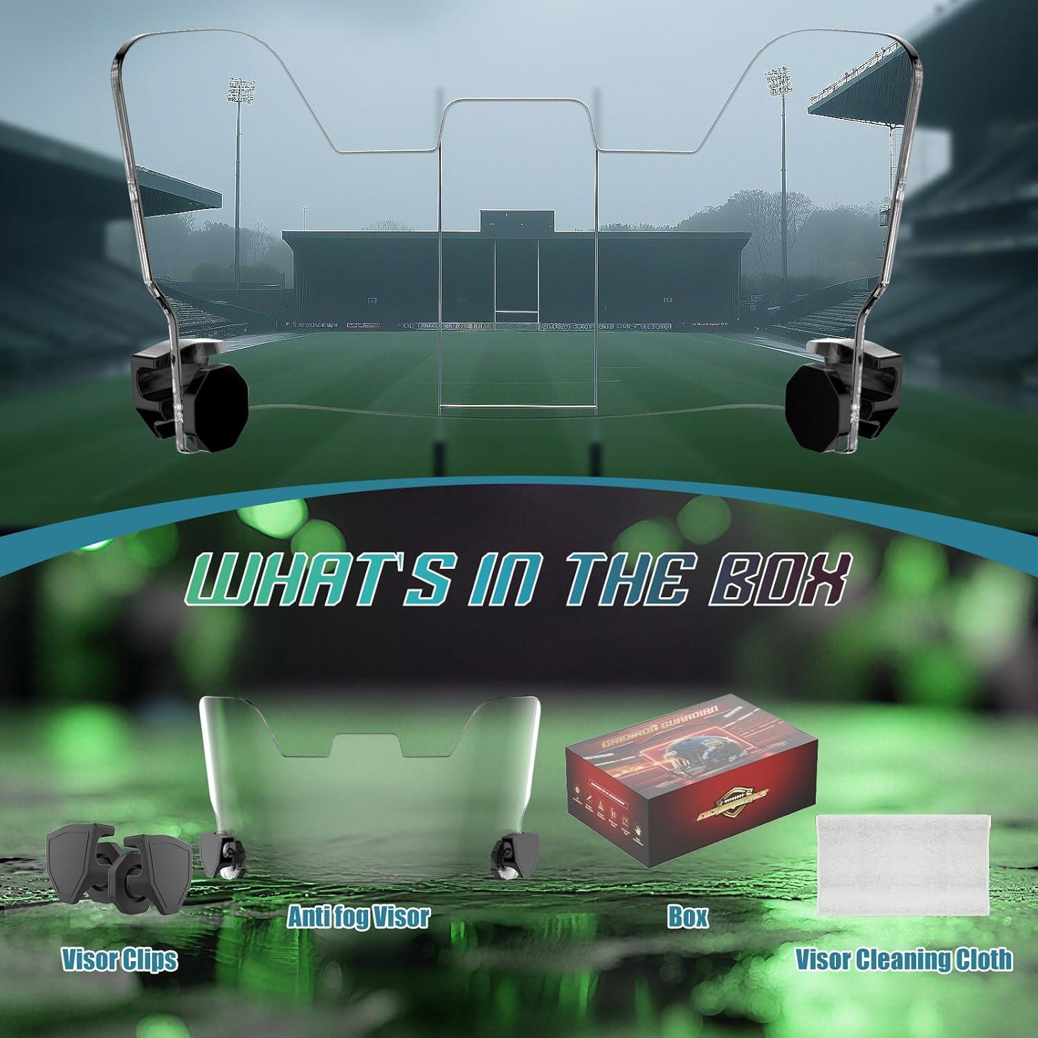 Visera Antivaho Clara KUBQLIG para Casco de Fútbol Juvenil