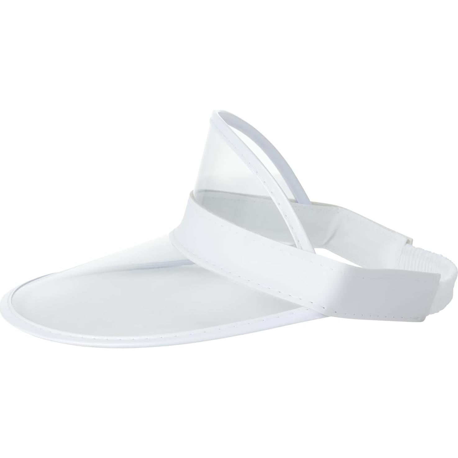 Visera Transparente Unisex de PVC para Sol y Deportes