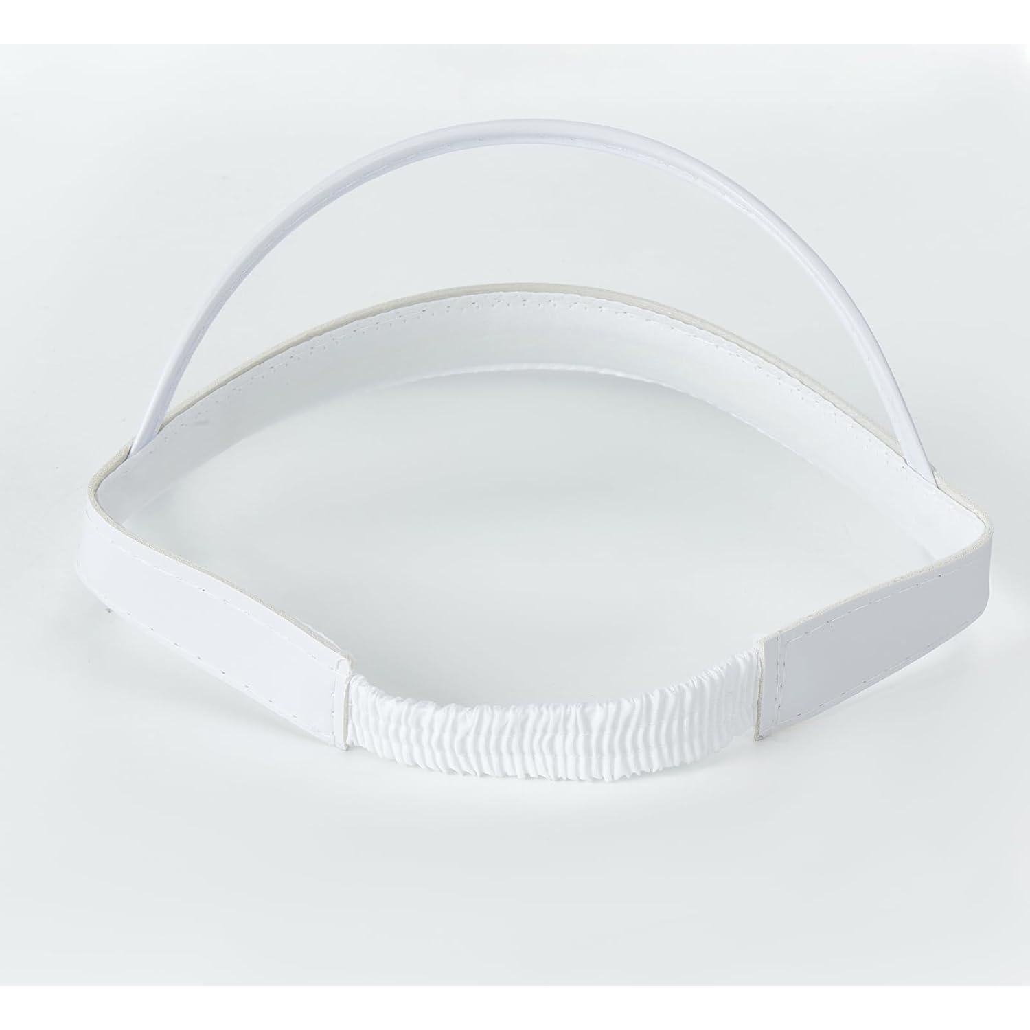 Visera Transparente Unisex de PVC para Sol y Deportes