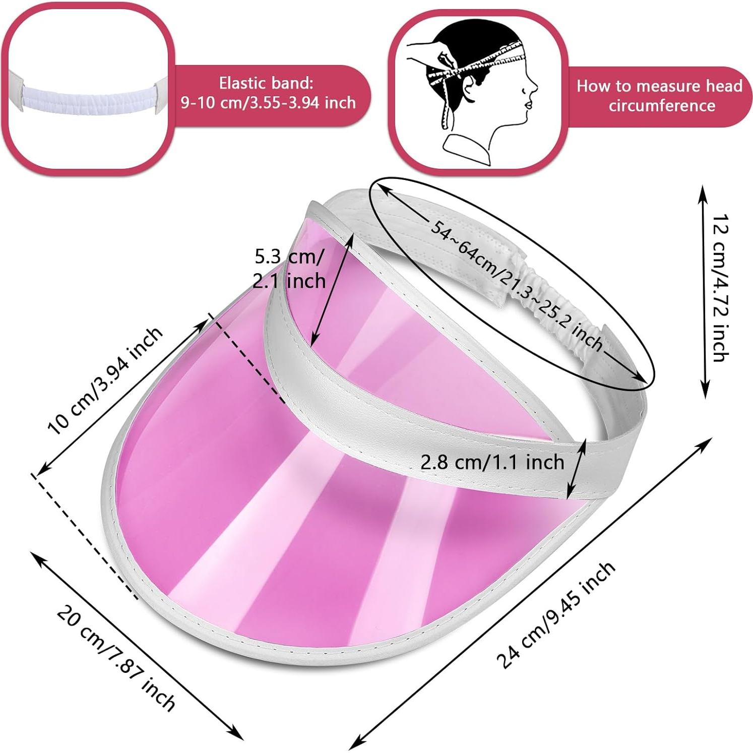 Gorras de Póker de Plástico Rosa Tarpop - 8 Piezas para Mujeres