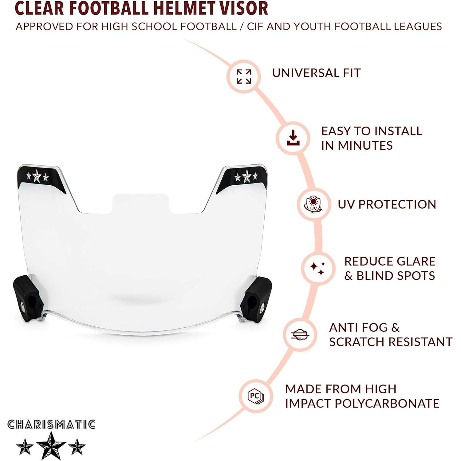 Visera de Fútbol CHARISMATIC Clara Antivaho y Resistente