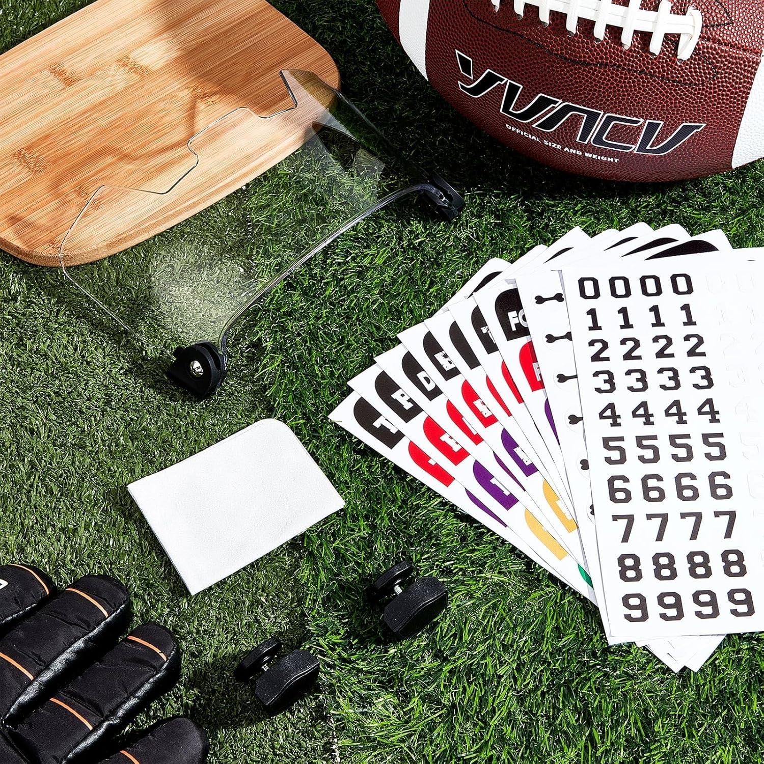 Visera para Casco de Fútbol Copkim con Calcomanías y Clips