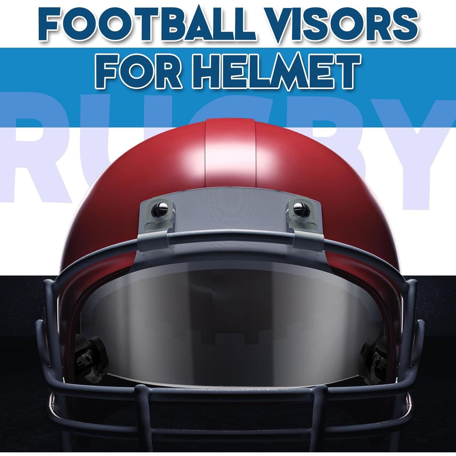 Visera de Fútbol Xuhal para Casco Adulto 2 Pcs Protección Ocular