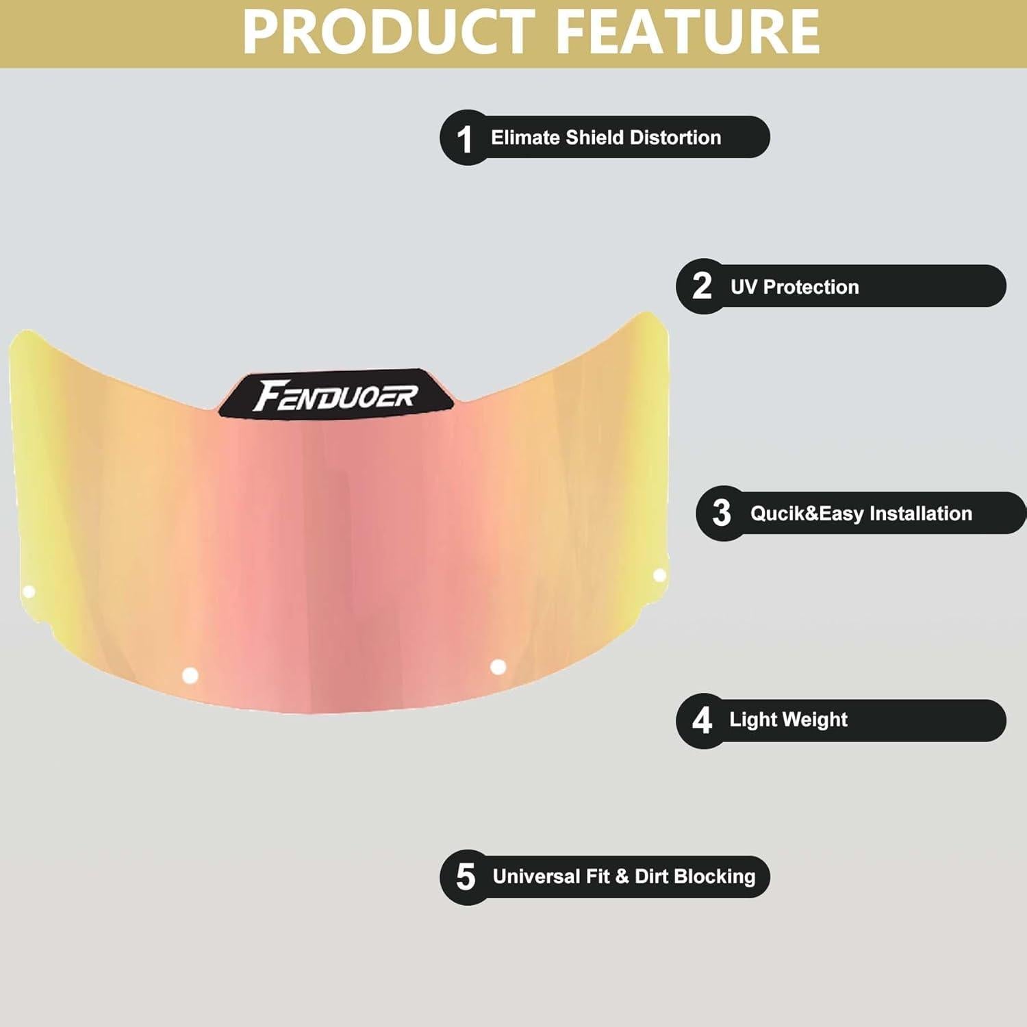 Visera de Softball Fenduoer SV-Rojo con Protección UV