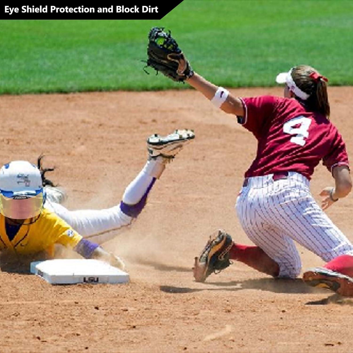 Visera de Softball Fenduoer SV-Rojo con Protección UV