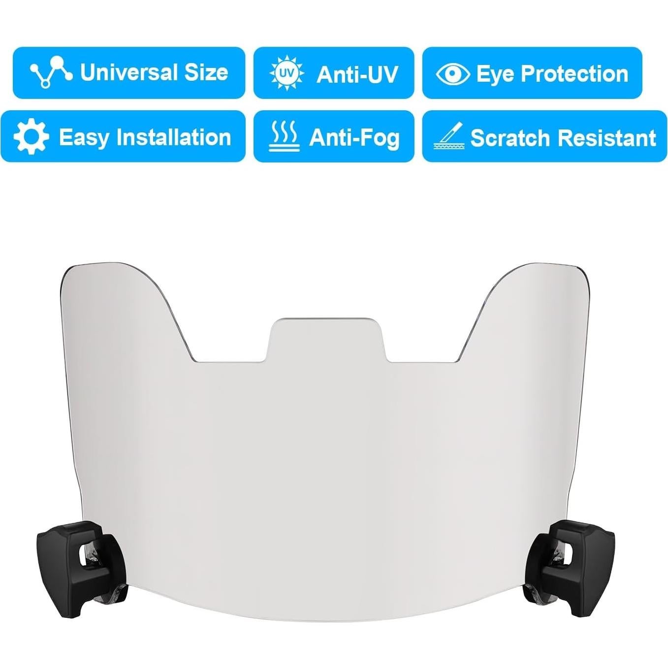 Visera de Fútbol Zoviura Visor1 Anti-Vaho Resistente a Impactos