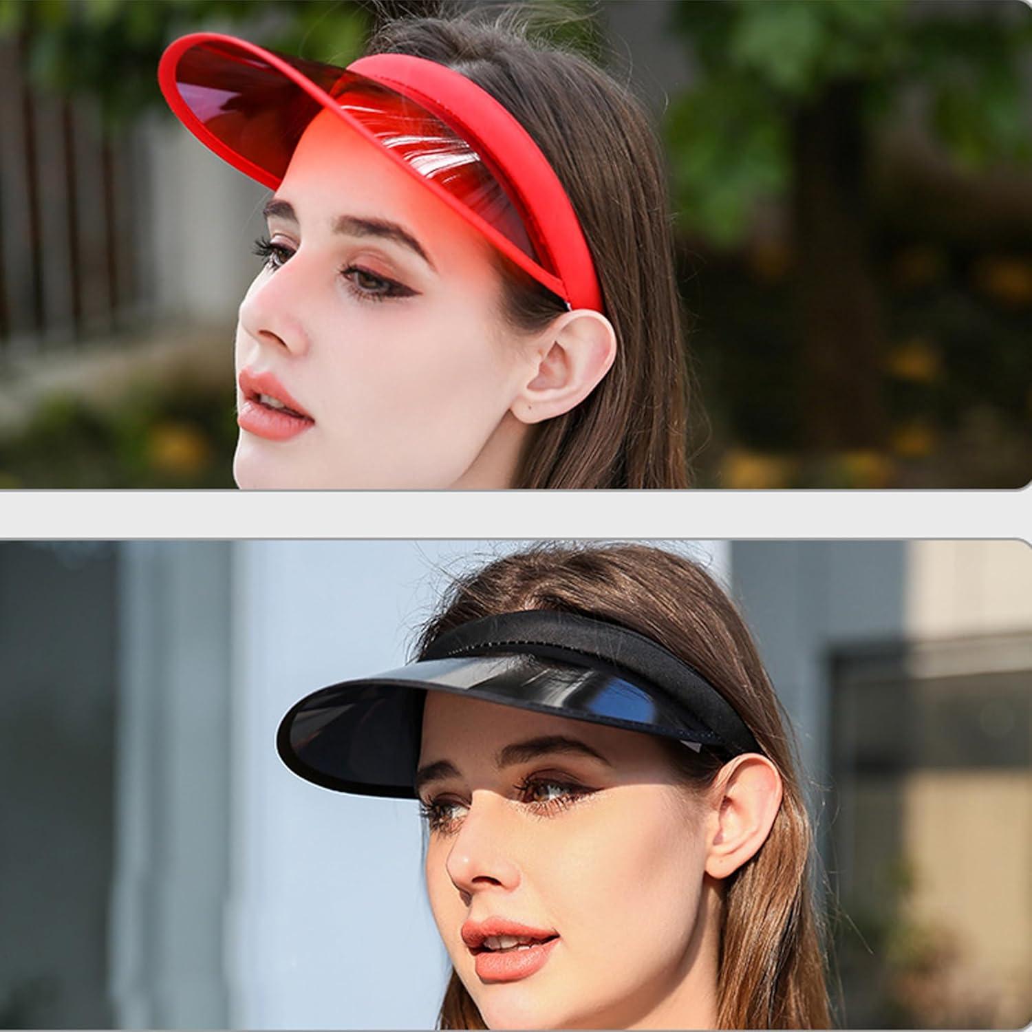 Gorras de Visera para Mujeres KORADI 3 Paquete UV 50 PVC