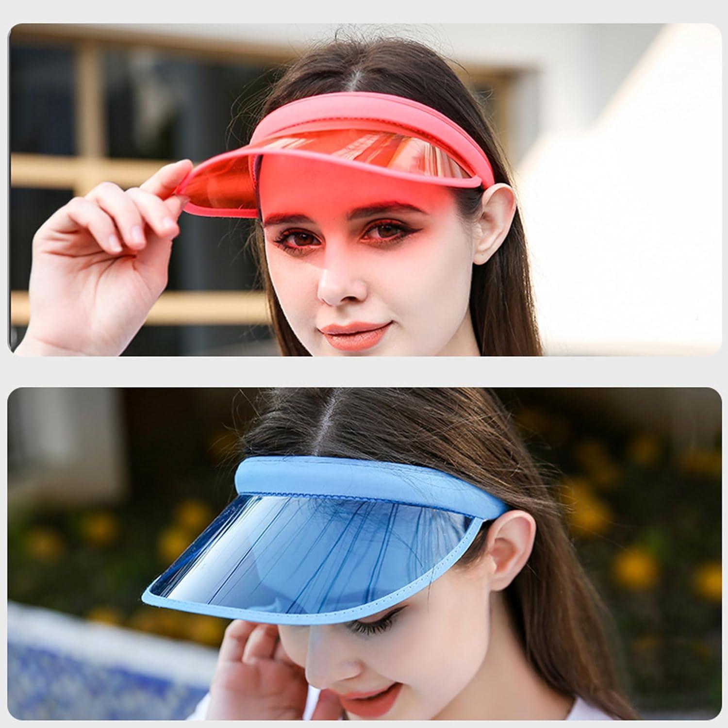 Gorras de Visera para Mujeres KORADI 3 Paquete UV 50 PVC