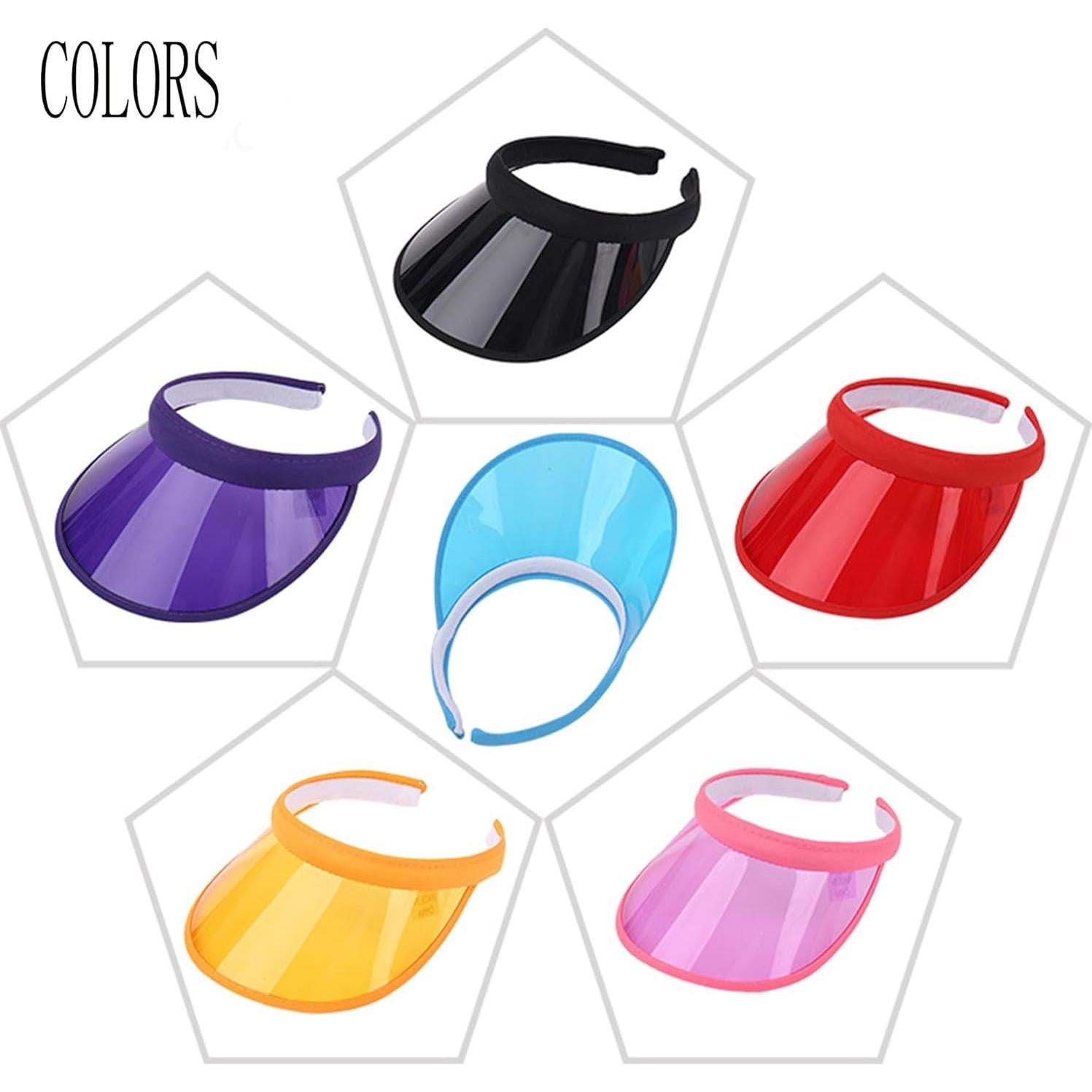 Gorras de Visera para Mujeres KORADI 3 Paquete UV 50 PVC