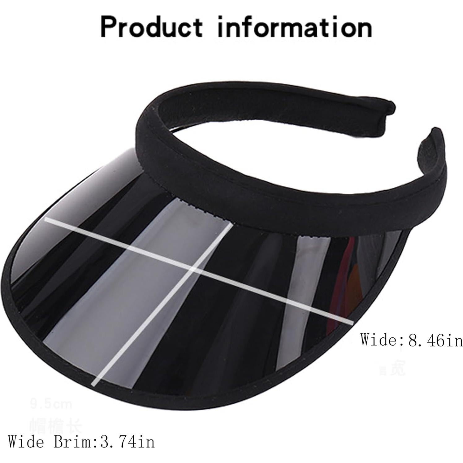 Gorras de Visera para Mujeres KORADI 3 Paquete UV 50 PVC