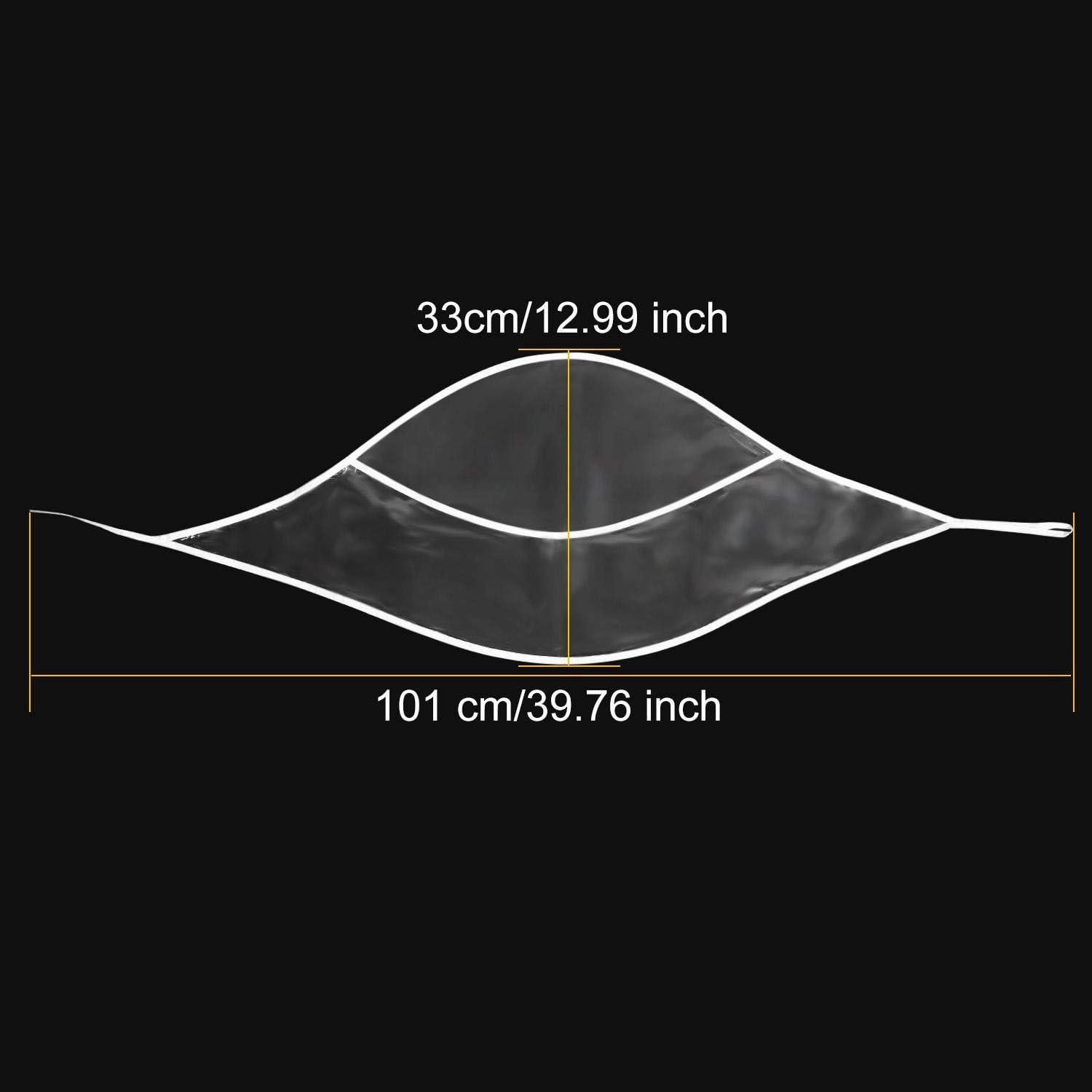 Gorros de Lluvia SATINIOR para Mujeres - 6 Pcs con Visera Transparente