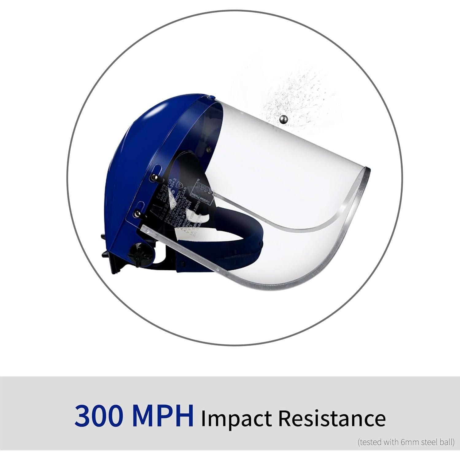 Viseras de Reemplazo Blue Eagle FC48 - Policarbonato 3 PCS