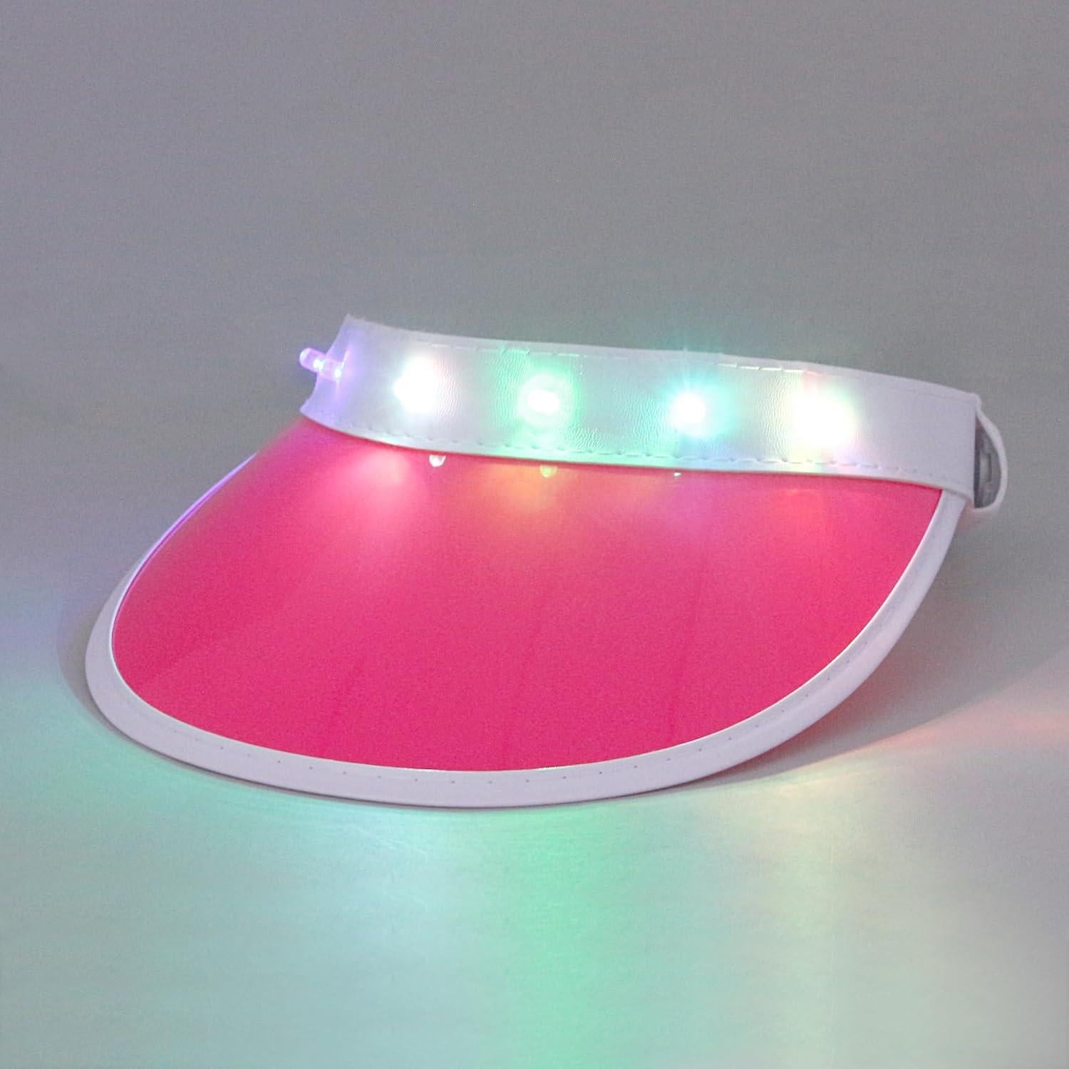 Sombrero Visera LED Naimo Protección UV Talla Única Color Caramelo