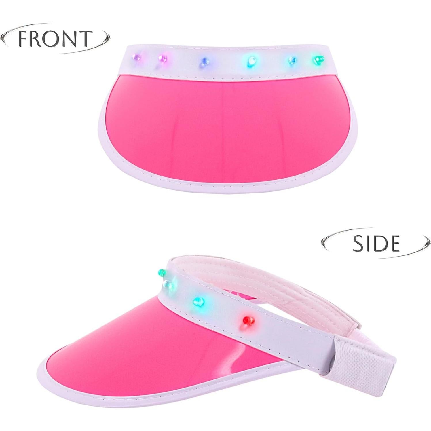 Sombrero Visera LED Naimo Protección UV Talla Única Color Caramelo