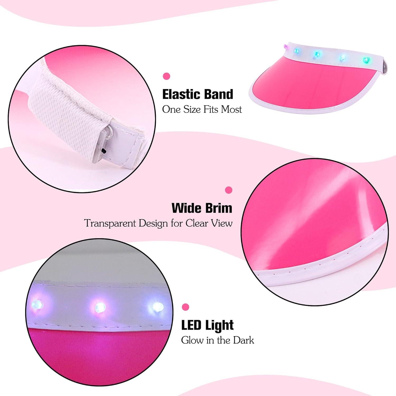 Sombrero Visera LED Naimo Protección UV Talla Única Color Caramelo