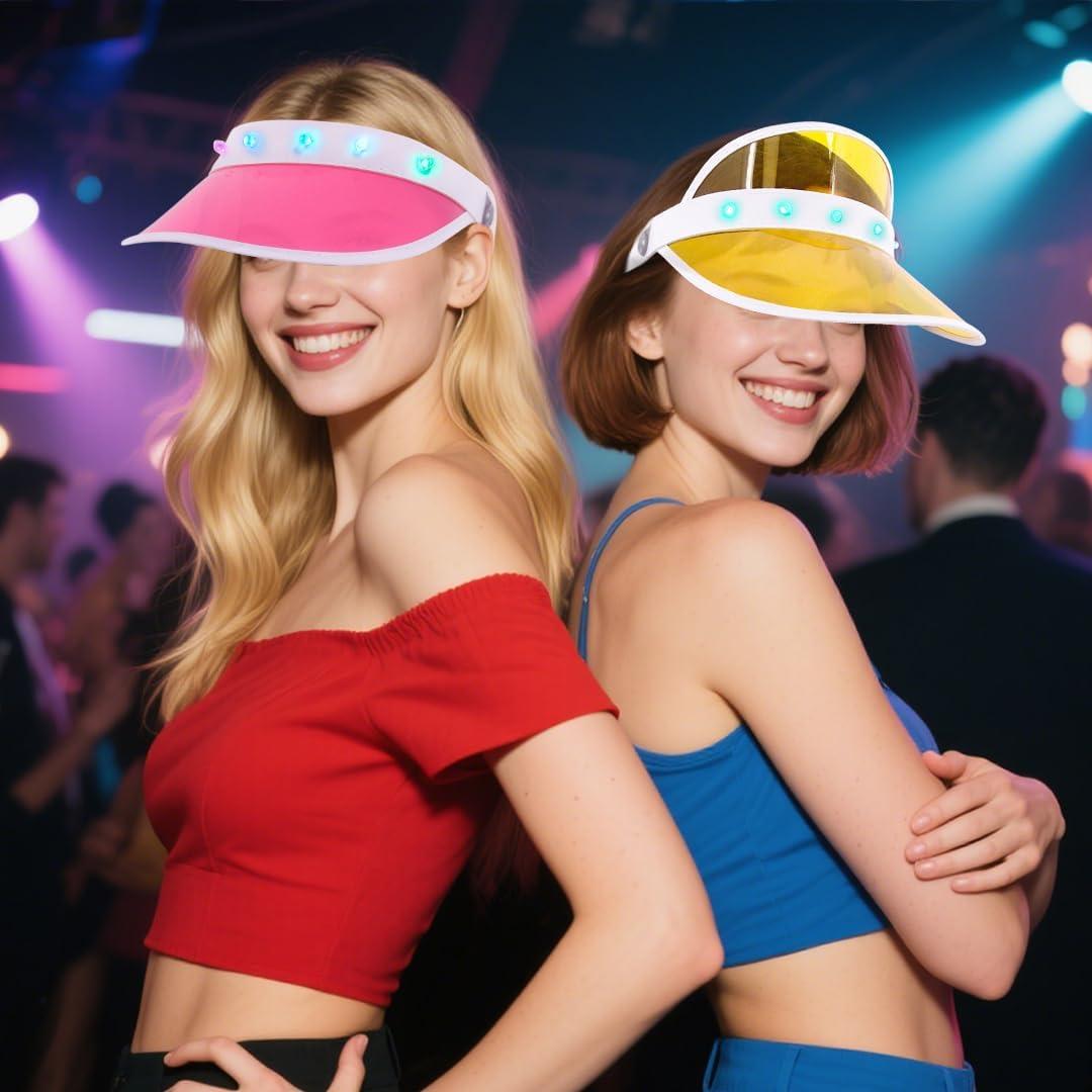 Sombrero Visera LED Naimo Protección UV Talla Única Color Caramelo