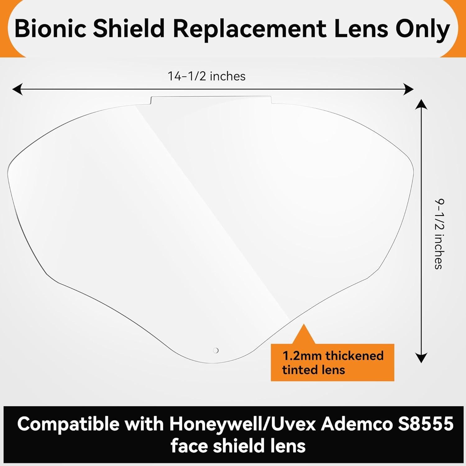 Lentes de Repuesto Feekoon para Pantalla Facial S8555 - 4 Piezas