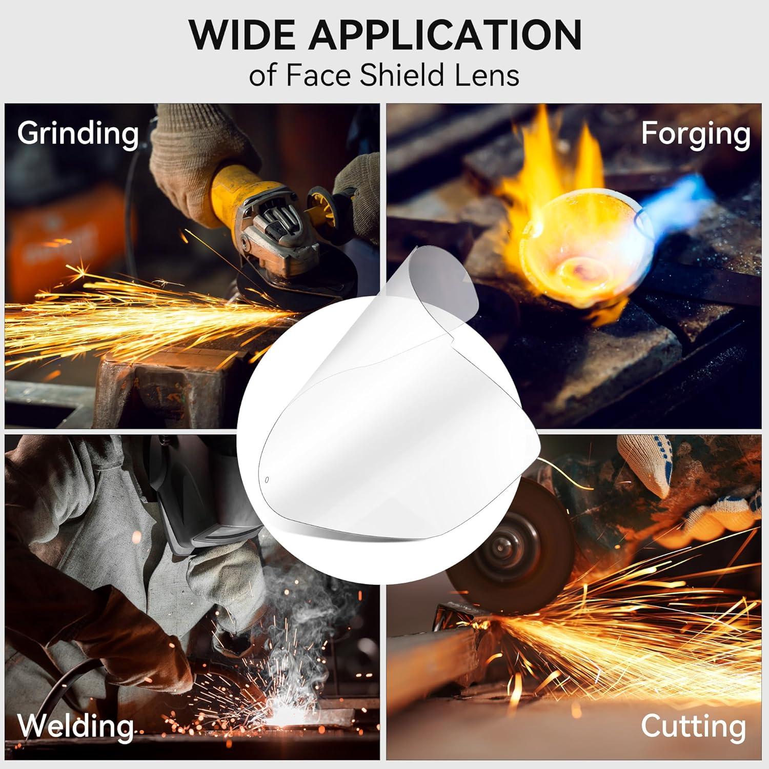 Lentes de Repuesto Feekoon para Pantalla Facial S8555 - 4 Piezas